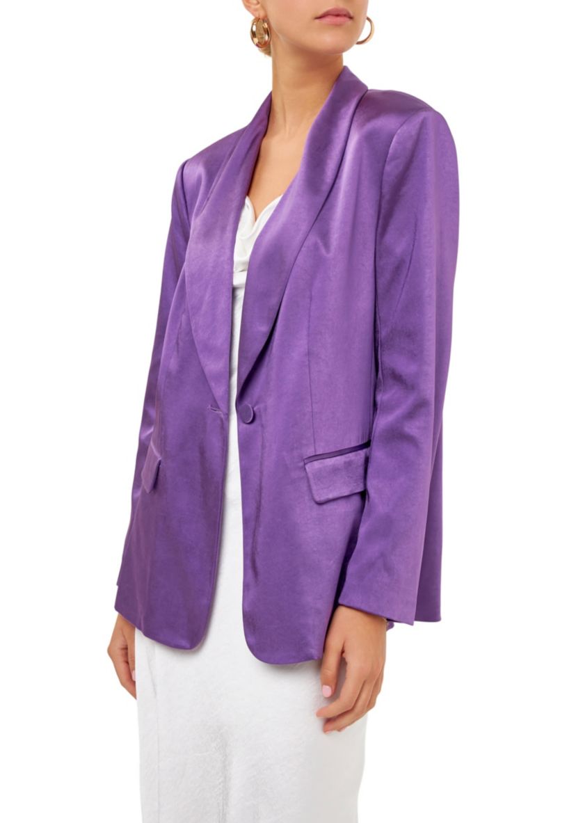 Satin Blazer