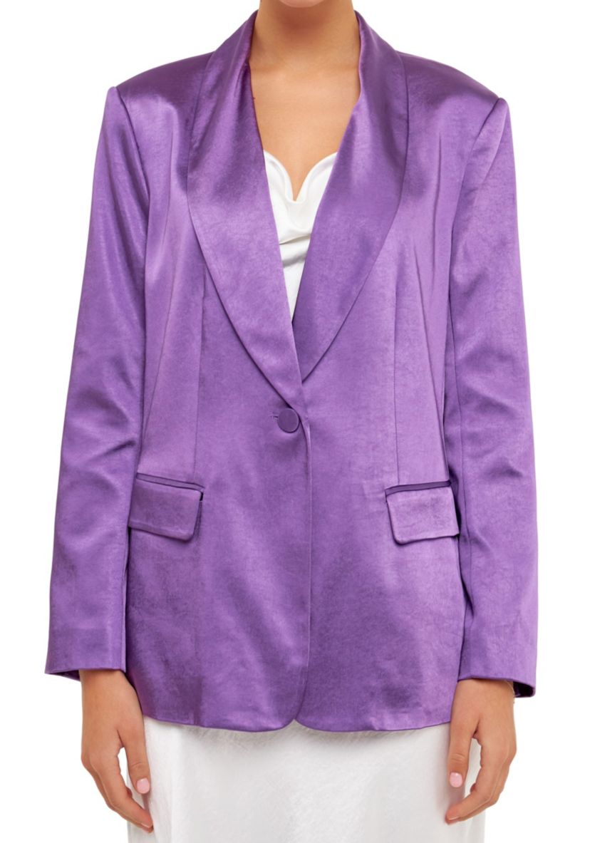Satin Blazer