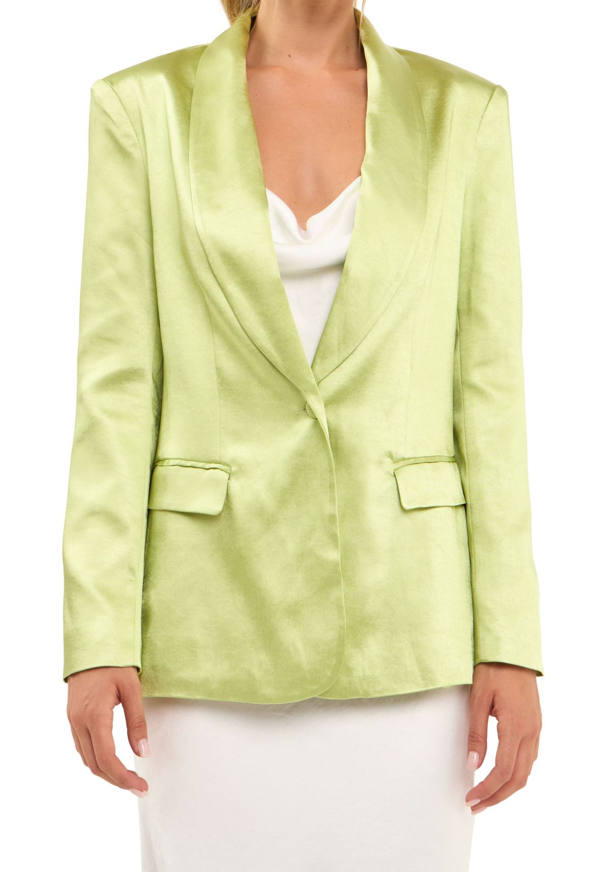 Satin Blazer