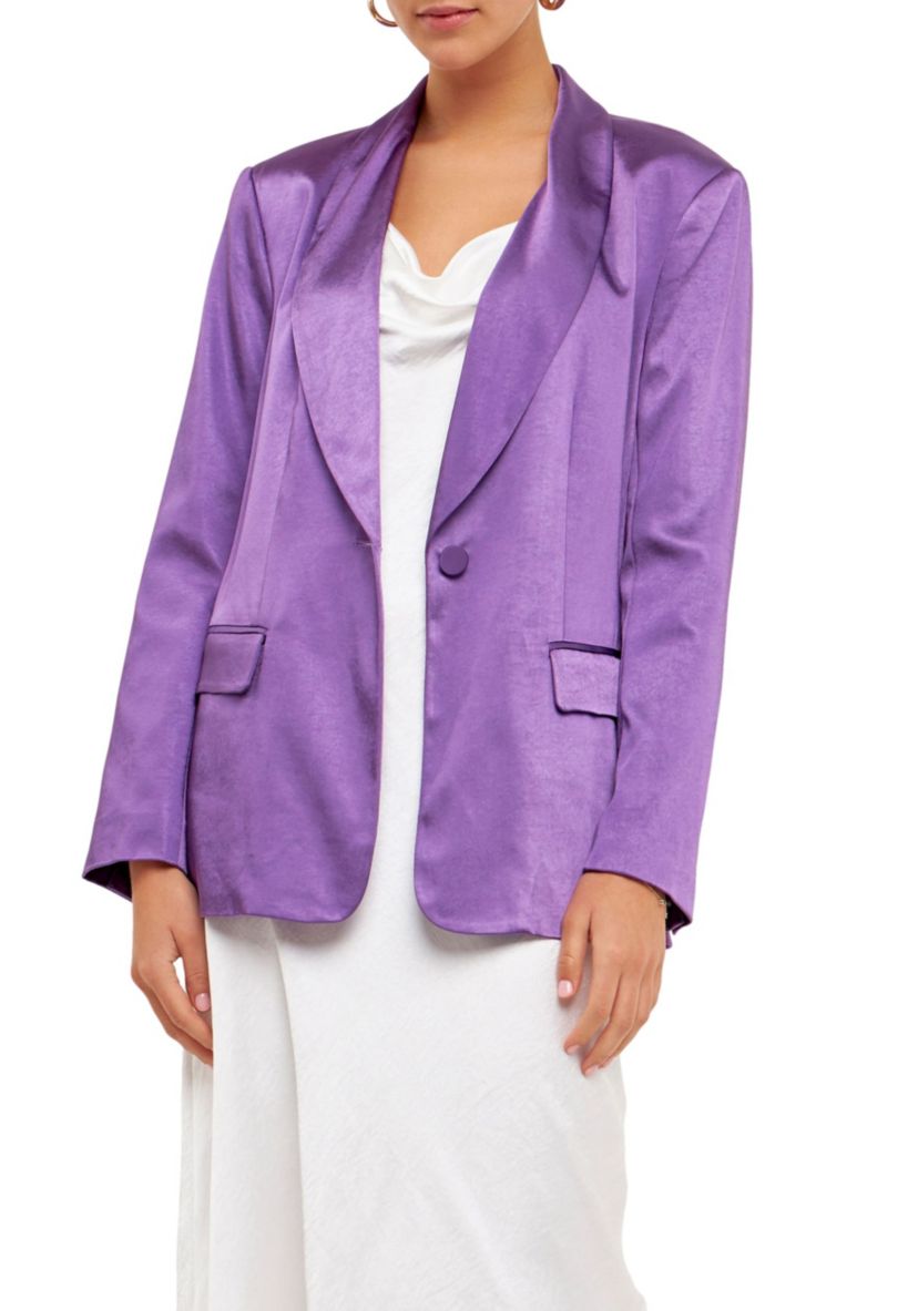 Satin Blazer