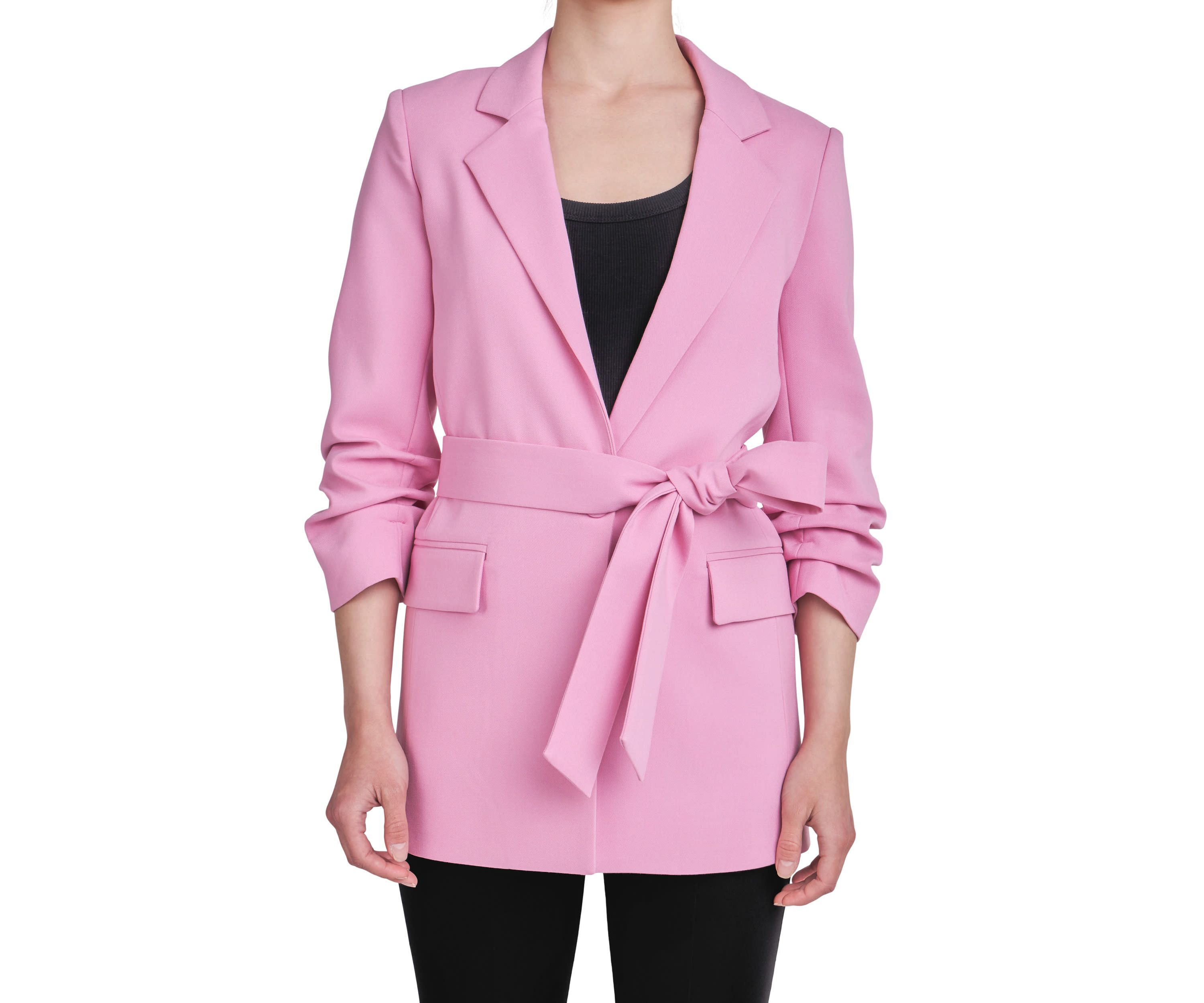 Sleeve Cinched 3/4 Blazer