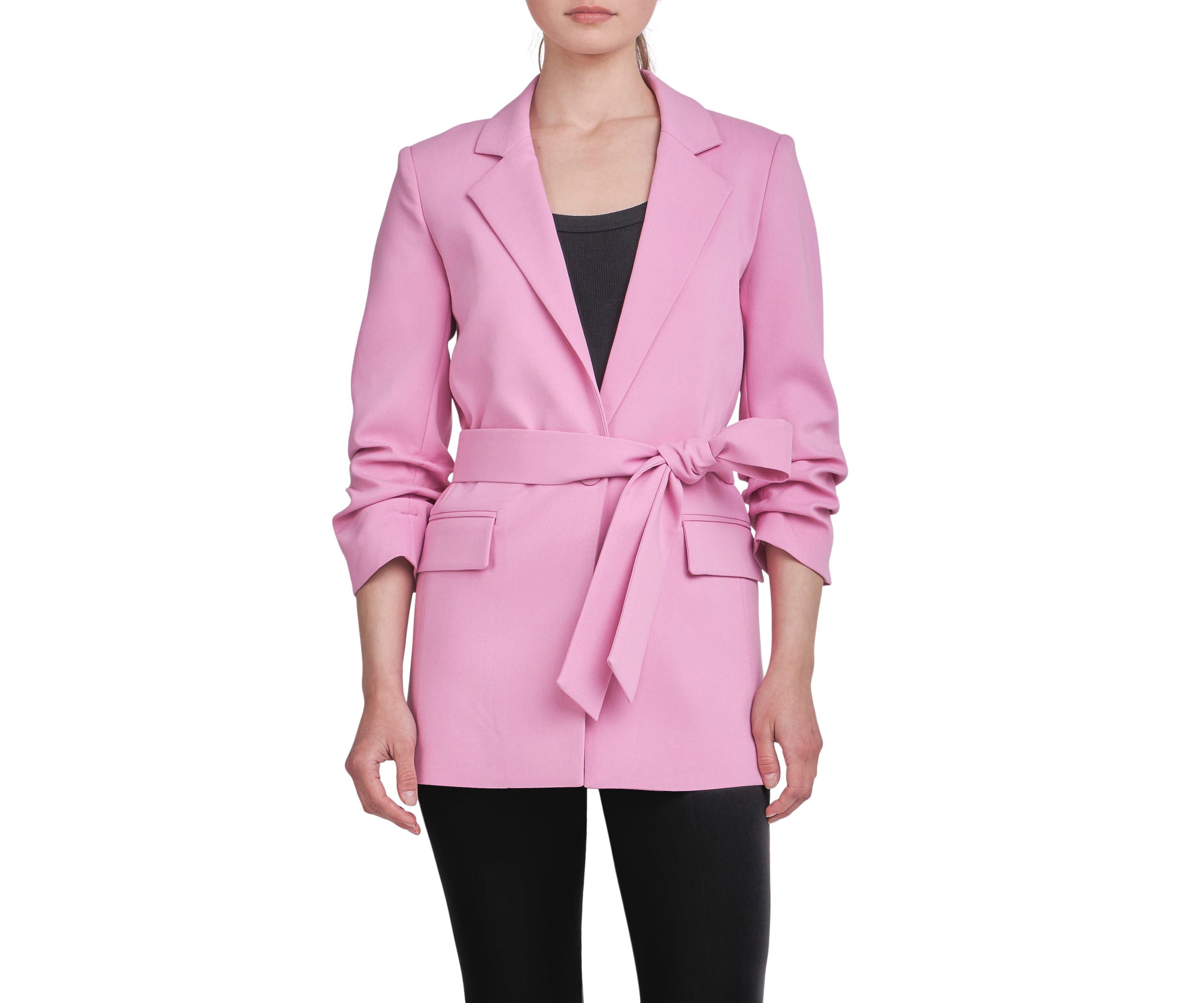 Sleeve Cinched 3/4 Blazer