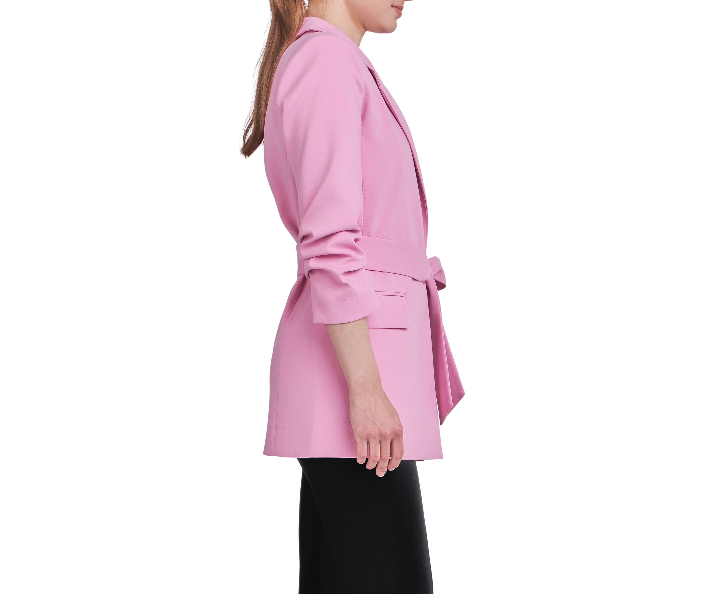 Sleeve Cinched 3/4 Blazer