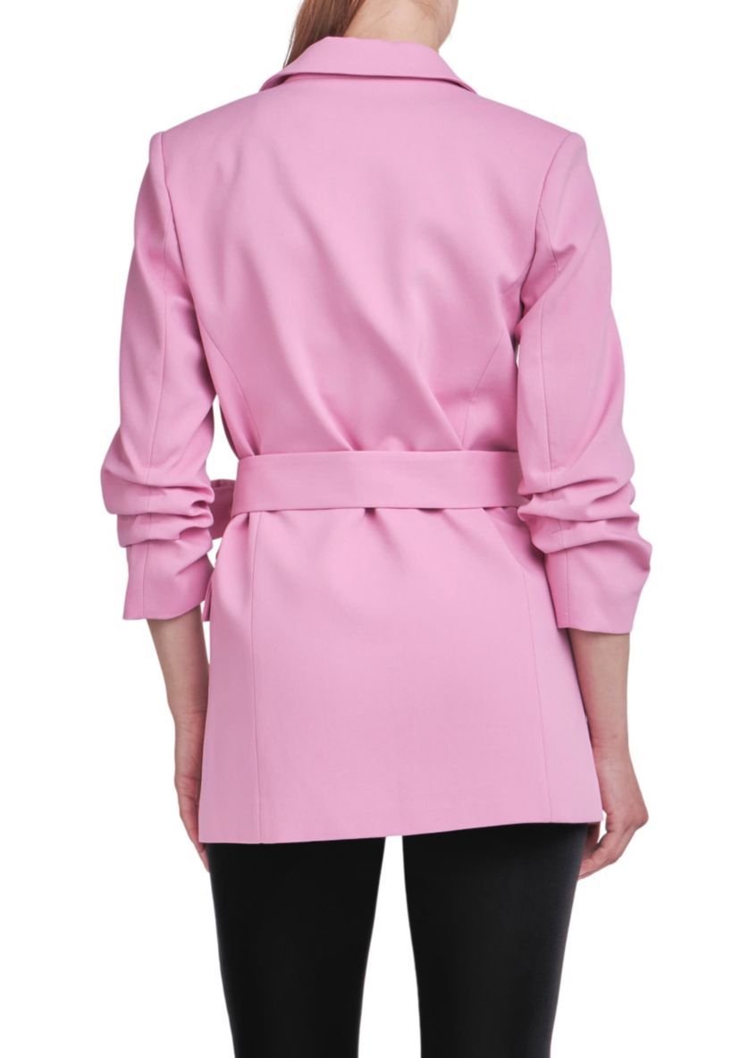 Sleeve Cinched 3/4 Blazer