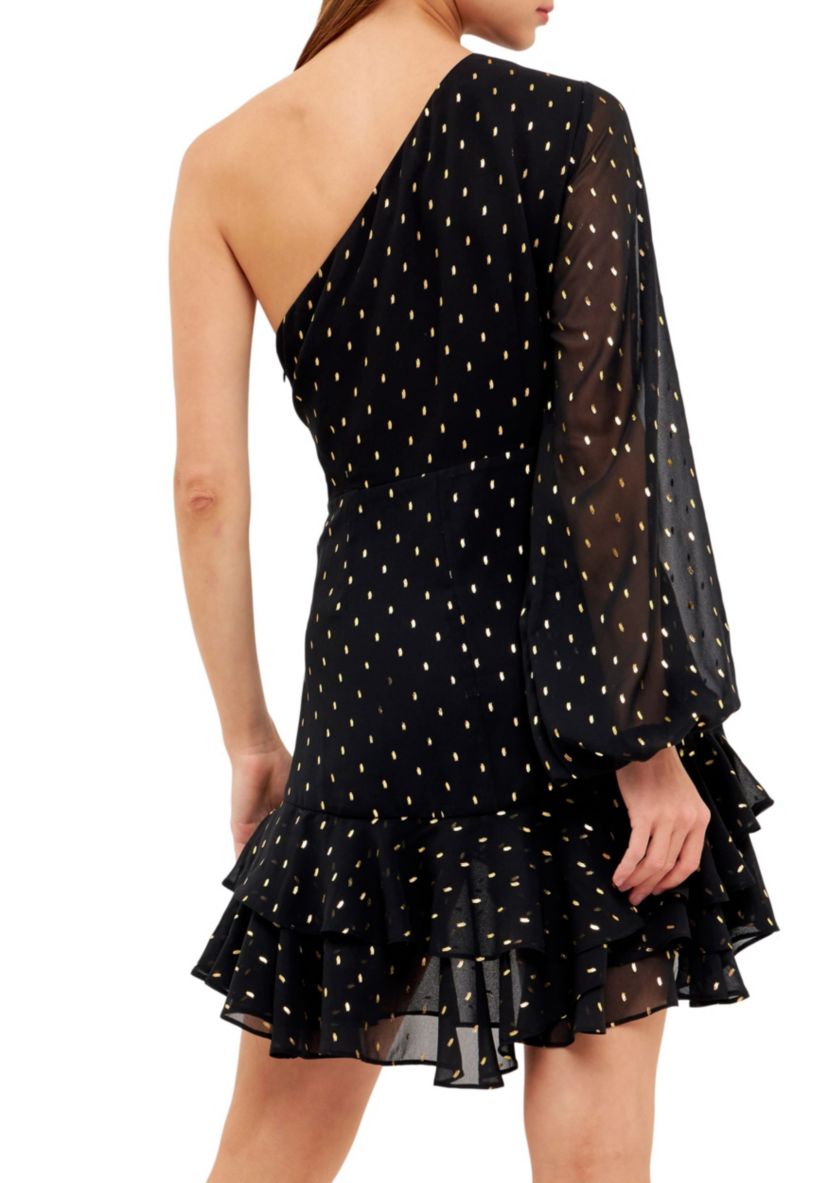One Shoulder Mini Dress