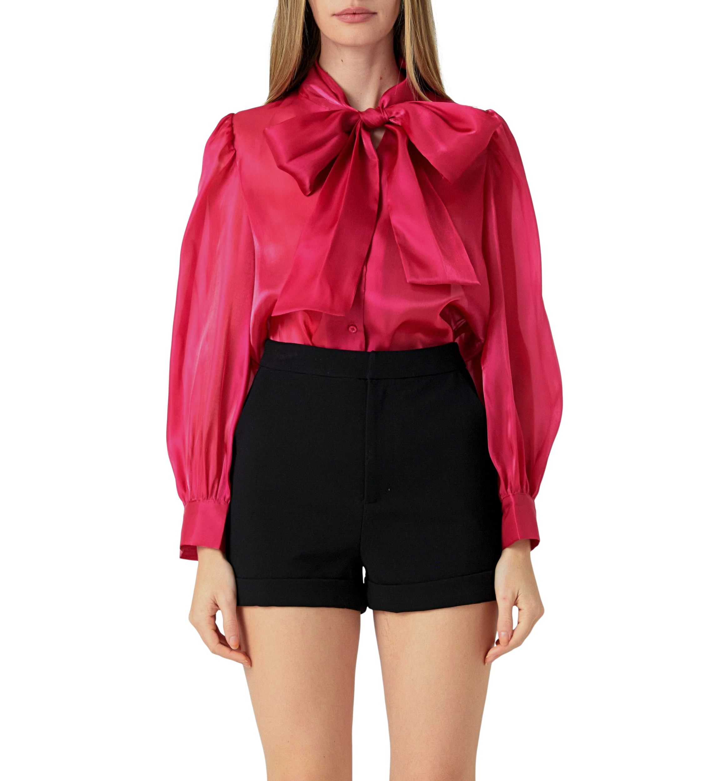 Organza Blouse Top