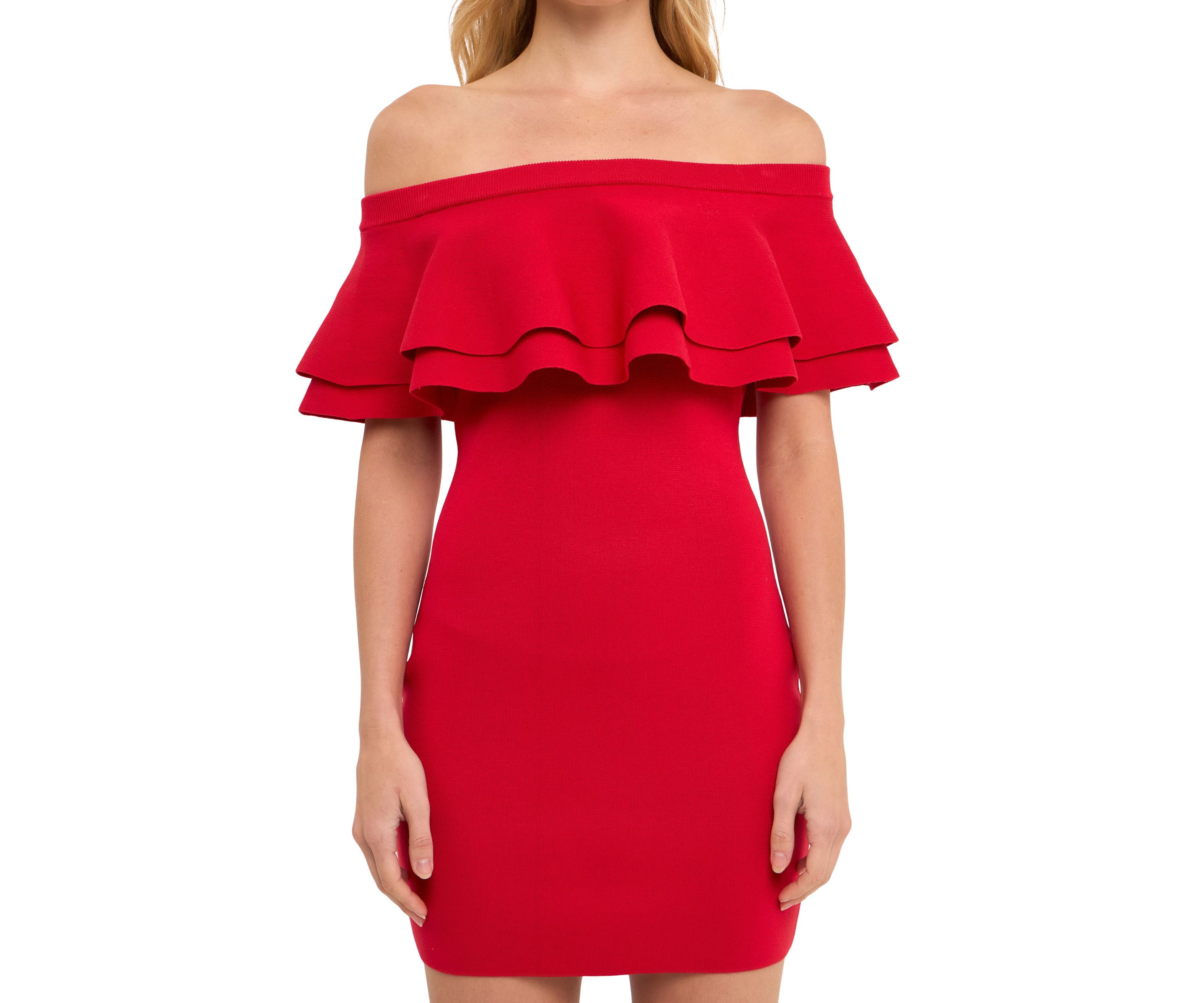 Off-The-Shoulder Mini Dress