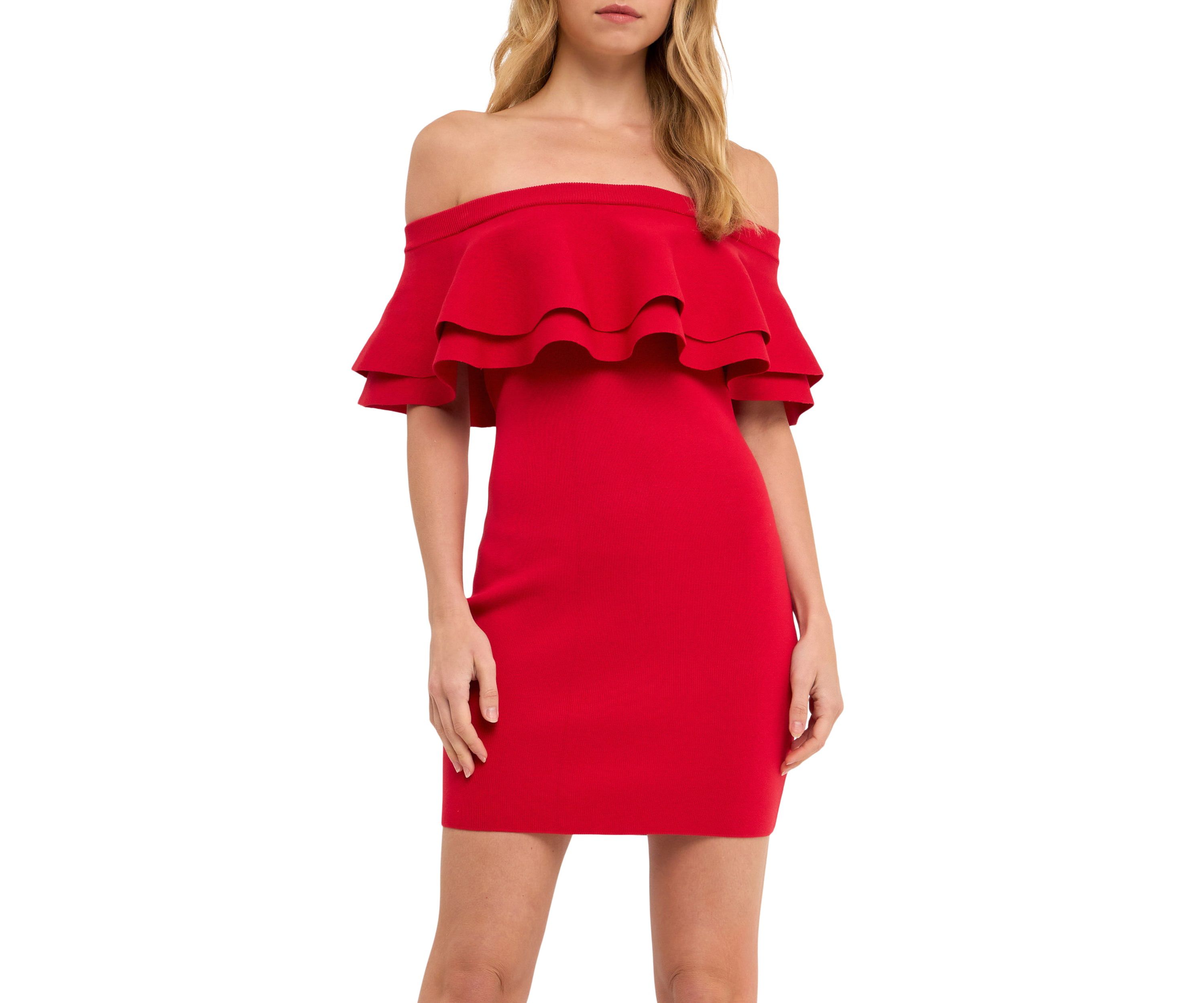 Off-The-Shoulder Mini Dress
