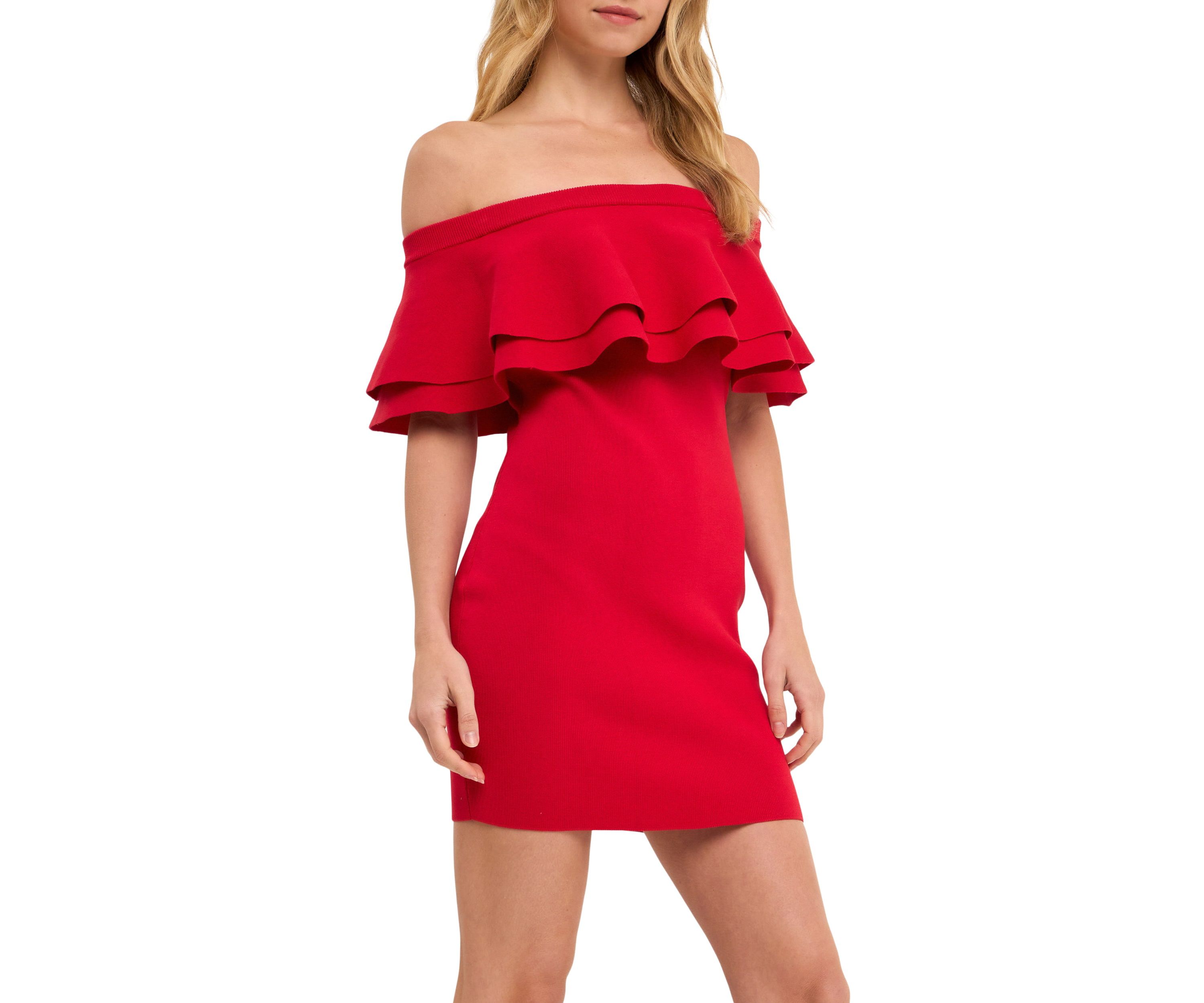 Off-The-Shoulder Mini Dress