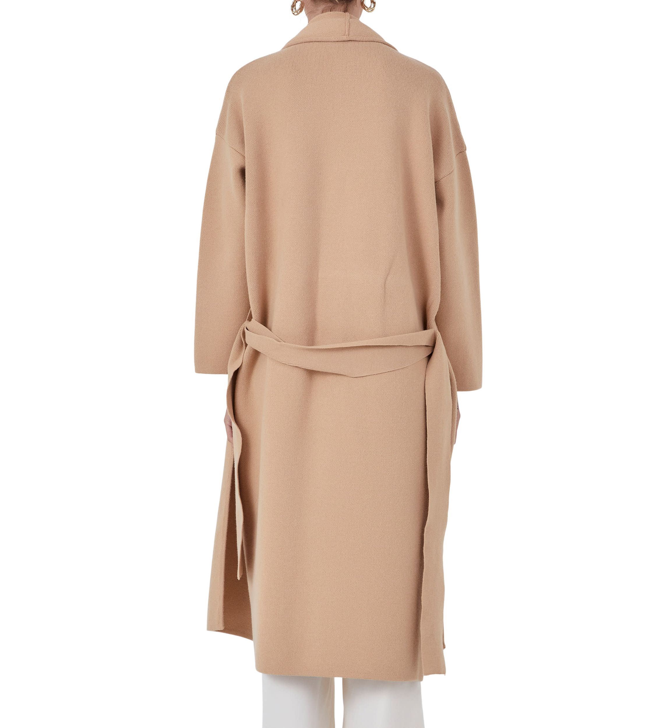 Shawl Collar Oversize Long Cardigan