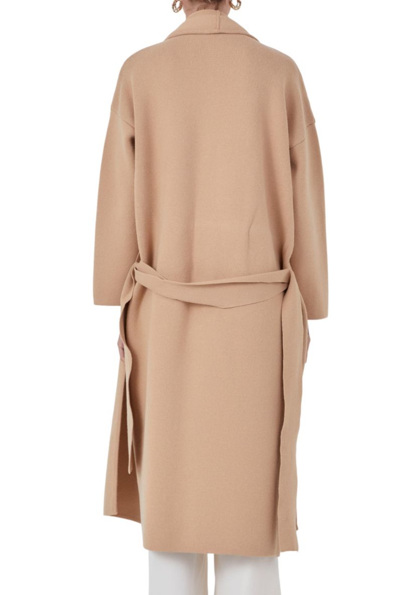 Shawl Collar Oversize Long Cardigan