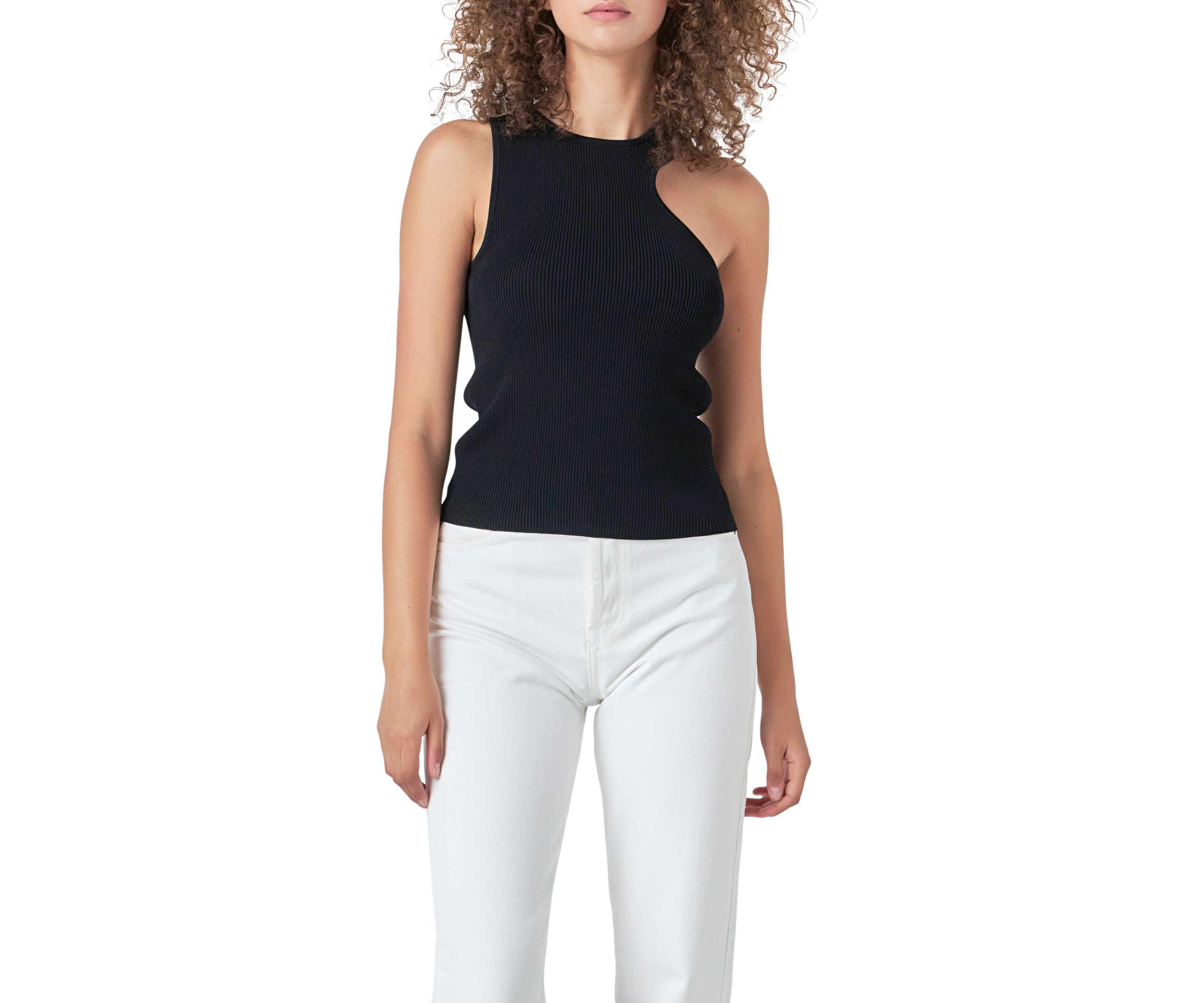 Cutout Knit Top