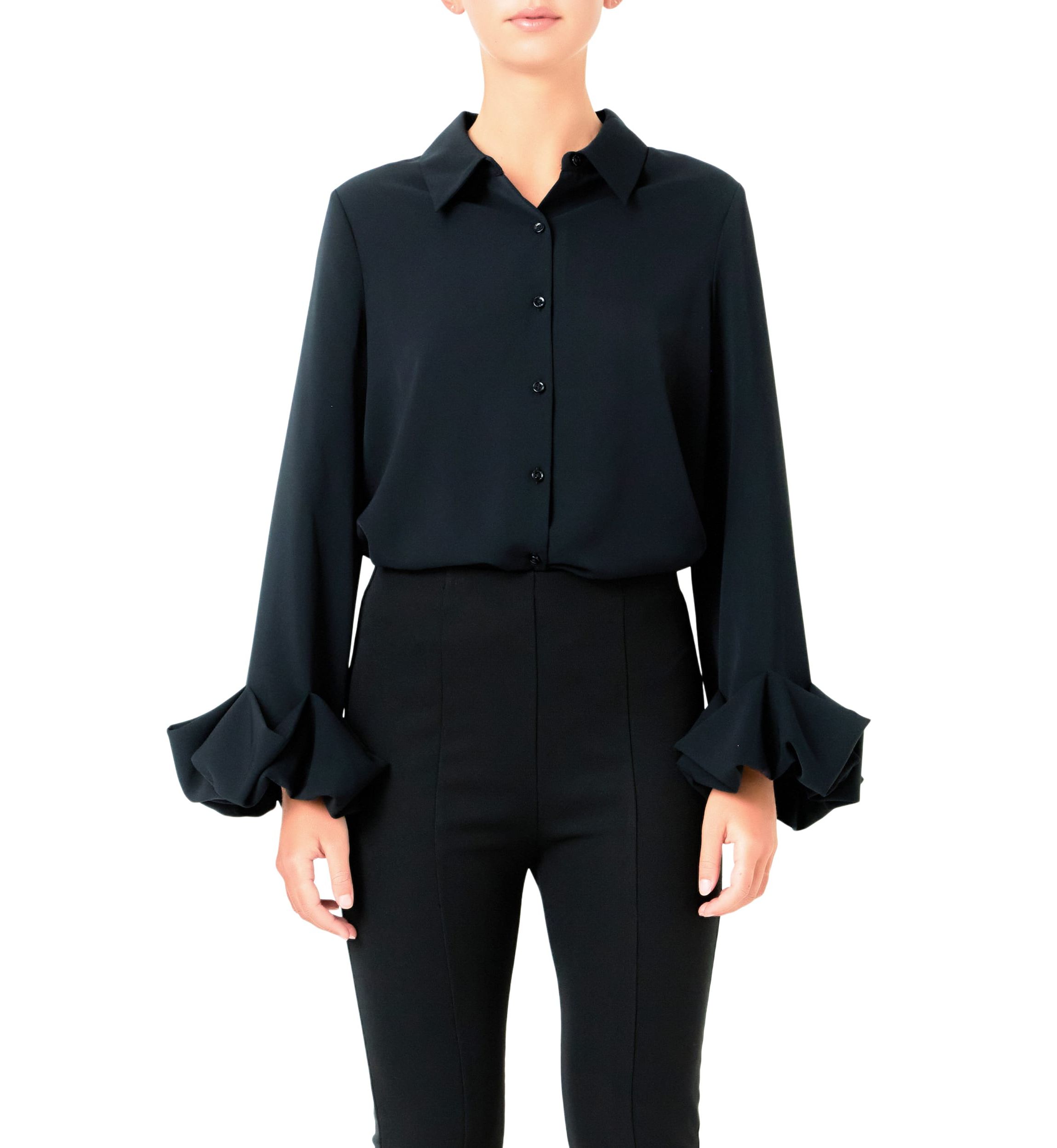 Bubble Accent Dress Shirt