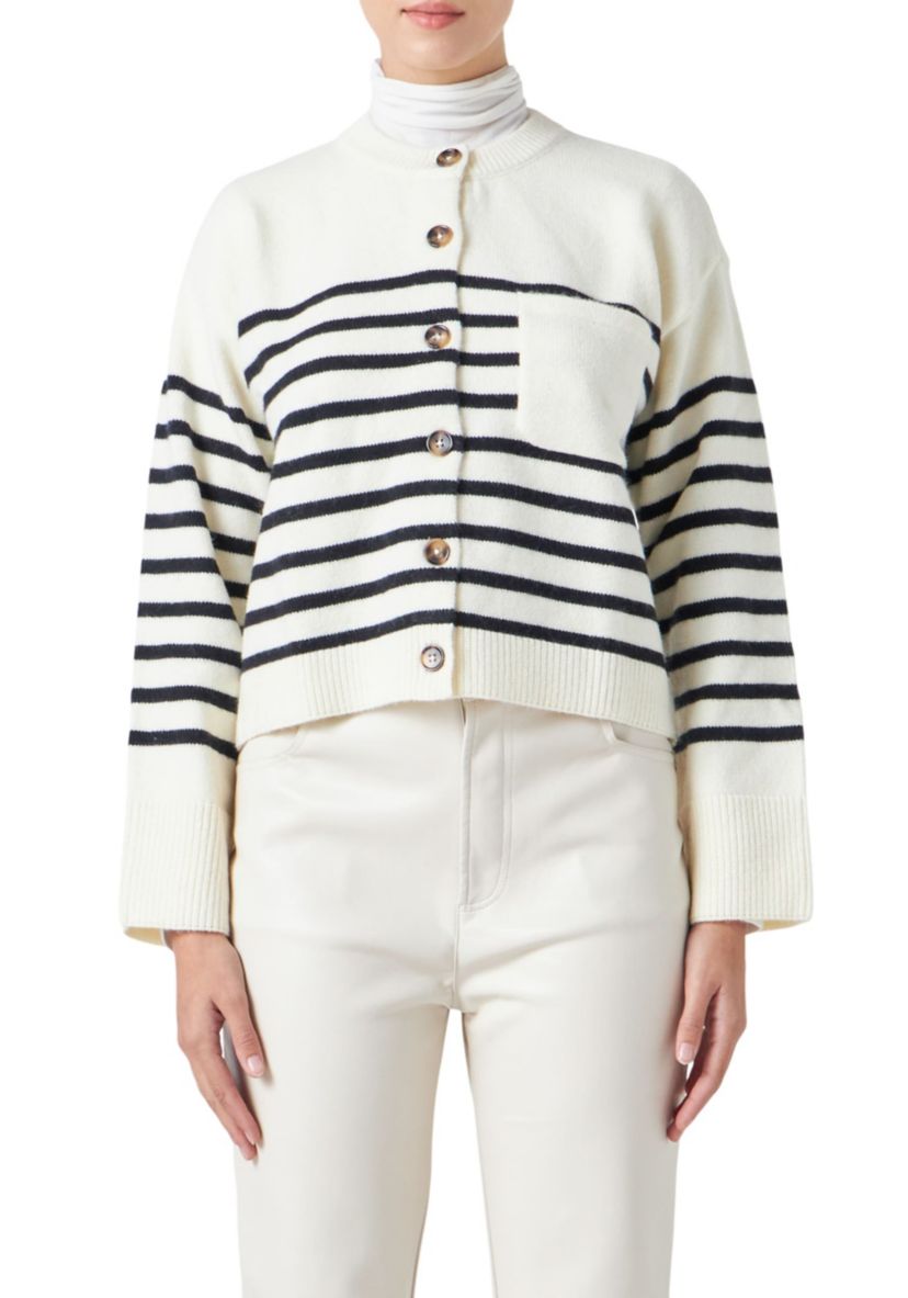 Striped Cardigan