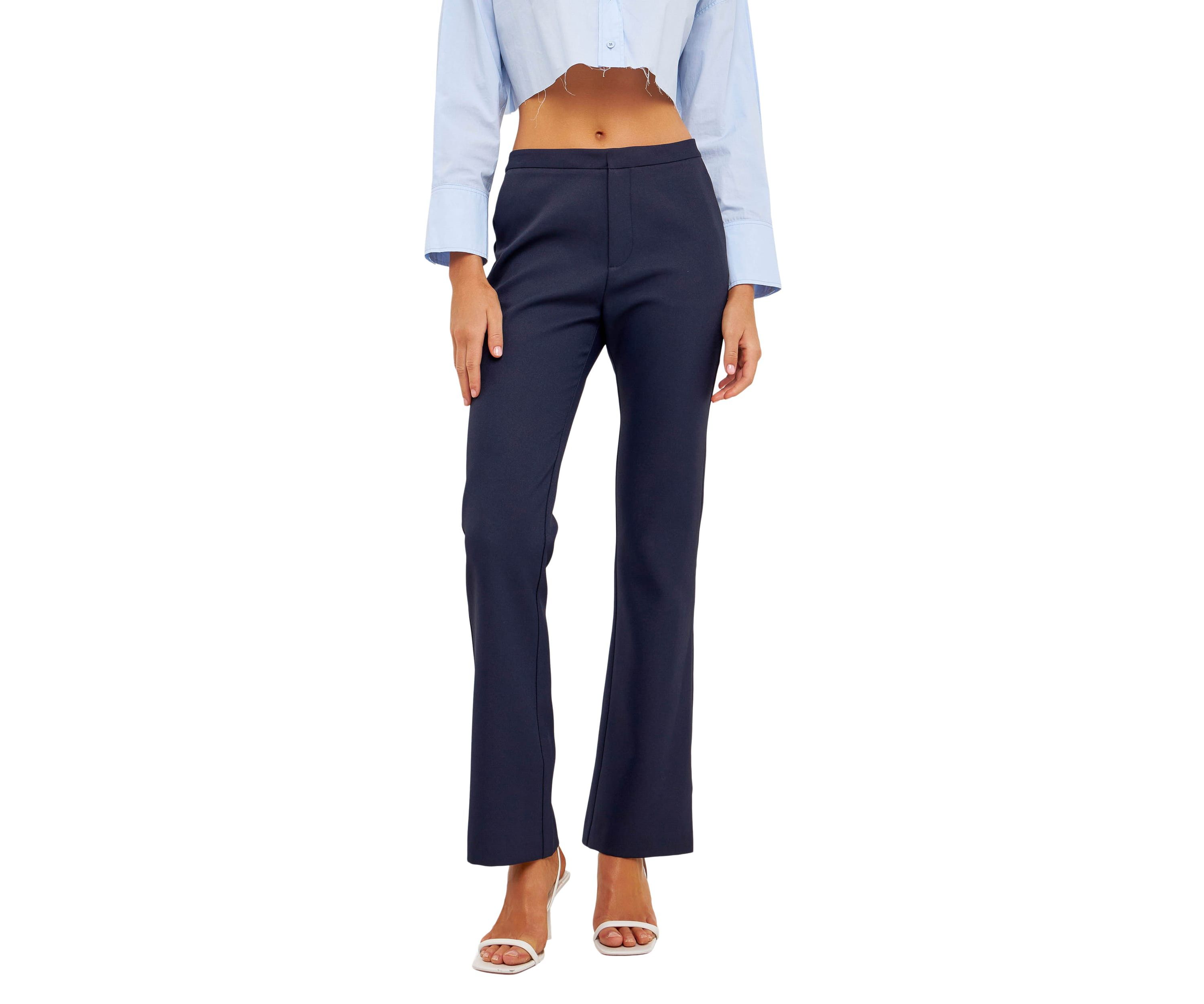 Low Waist Slim Fit Trousers