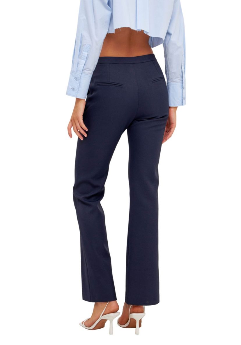 Low Waist Slim Fit Trousers