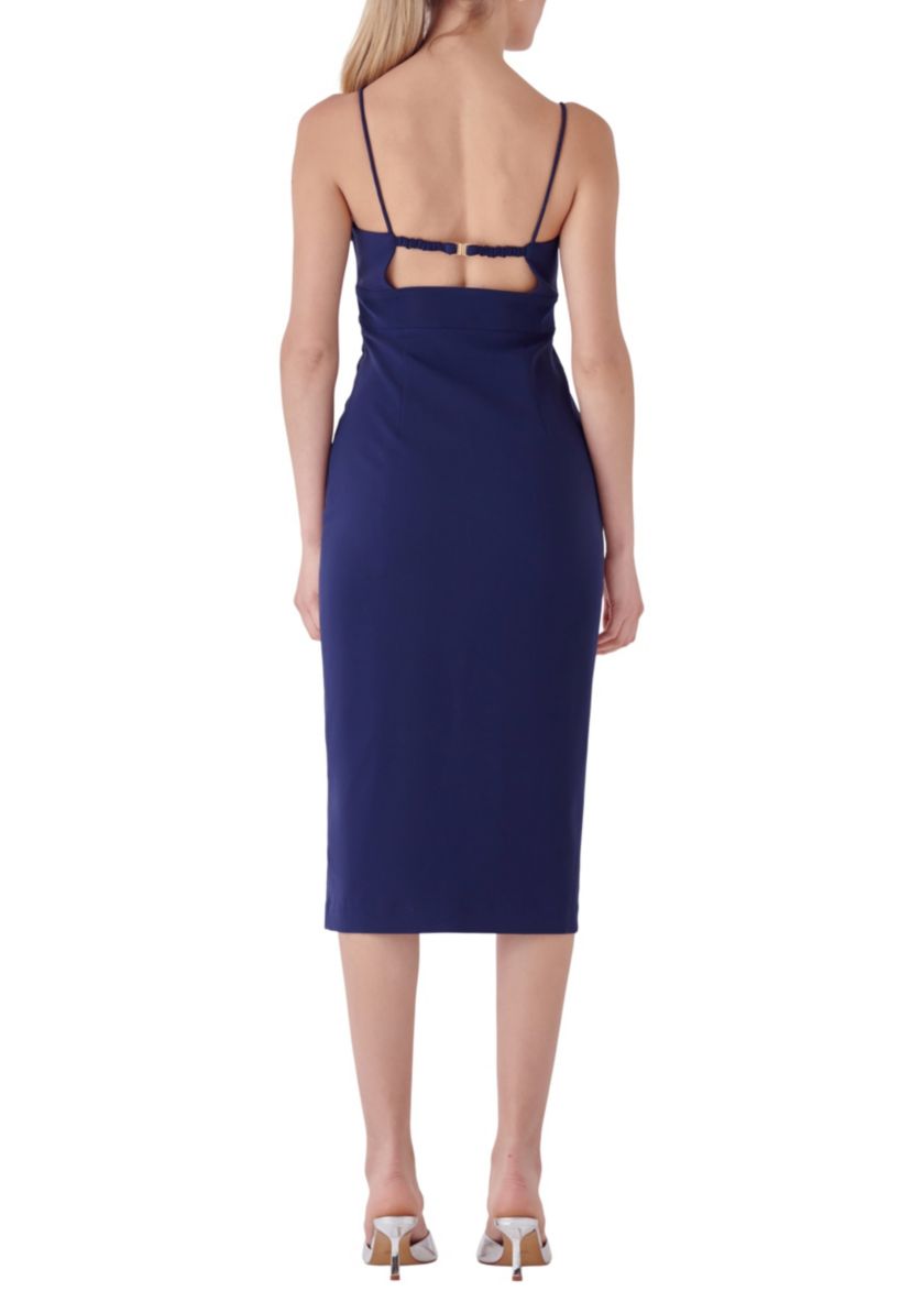 Strappy Midi Pencil Dress