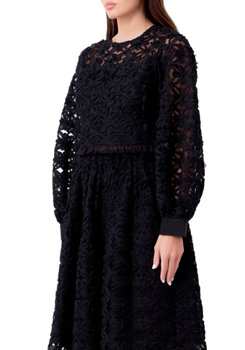 Floral Lace Long Sleeve Top