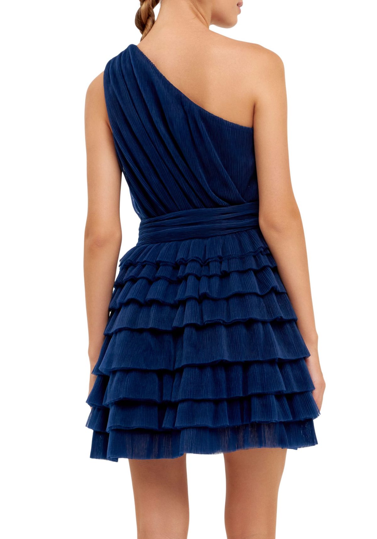 Tiered Tulle Mini Dress