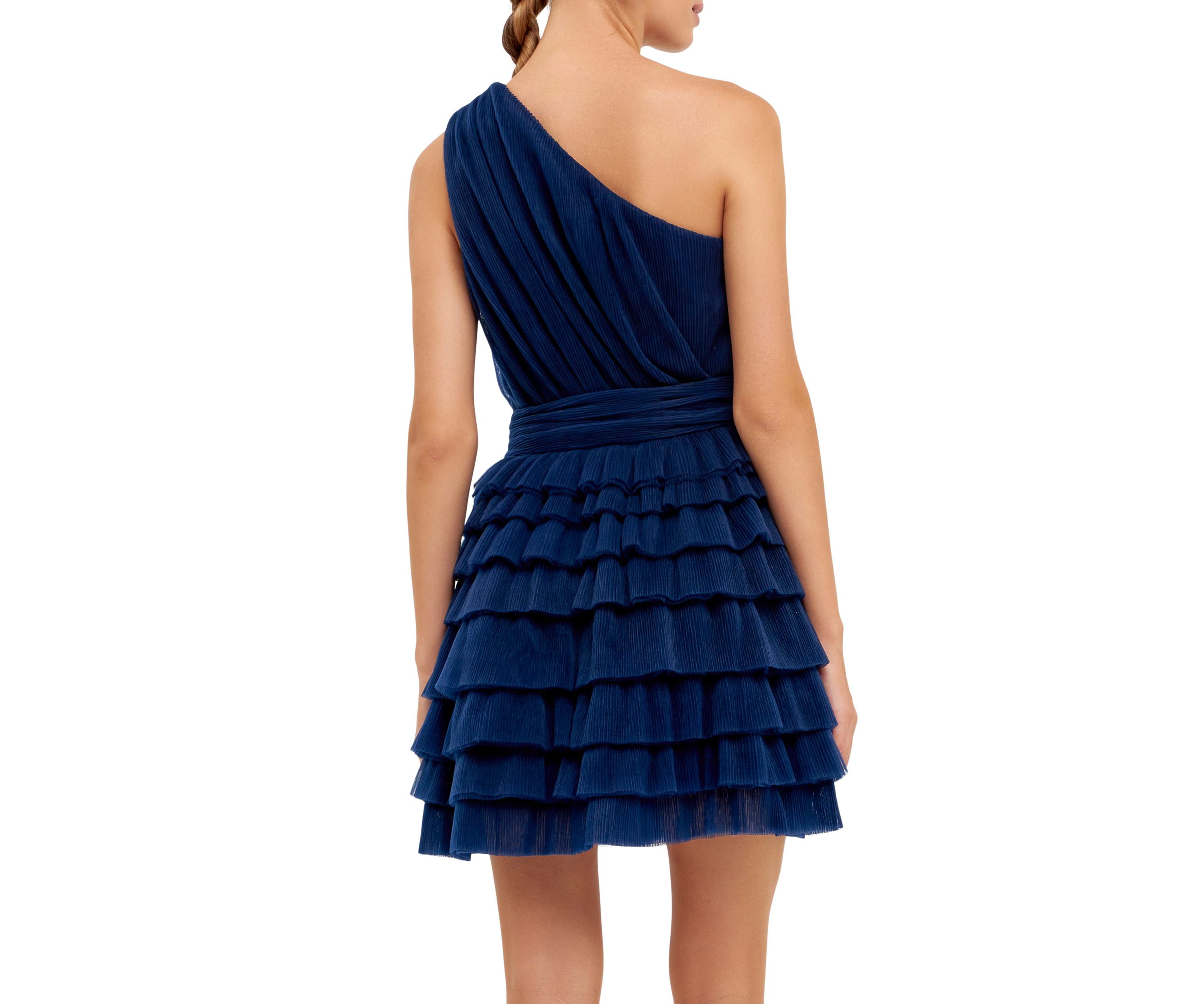 Tiered Tulle Mini Dress