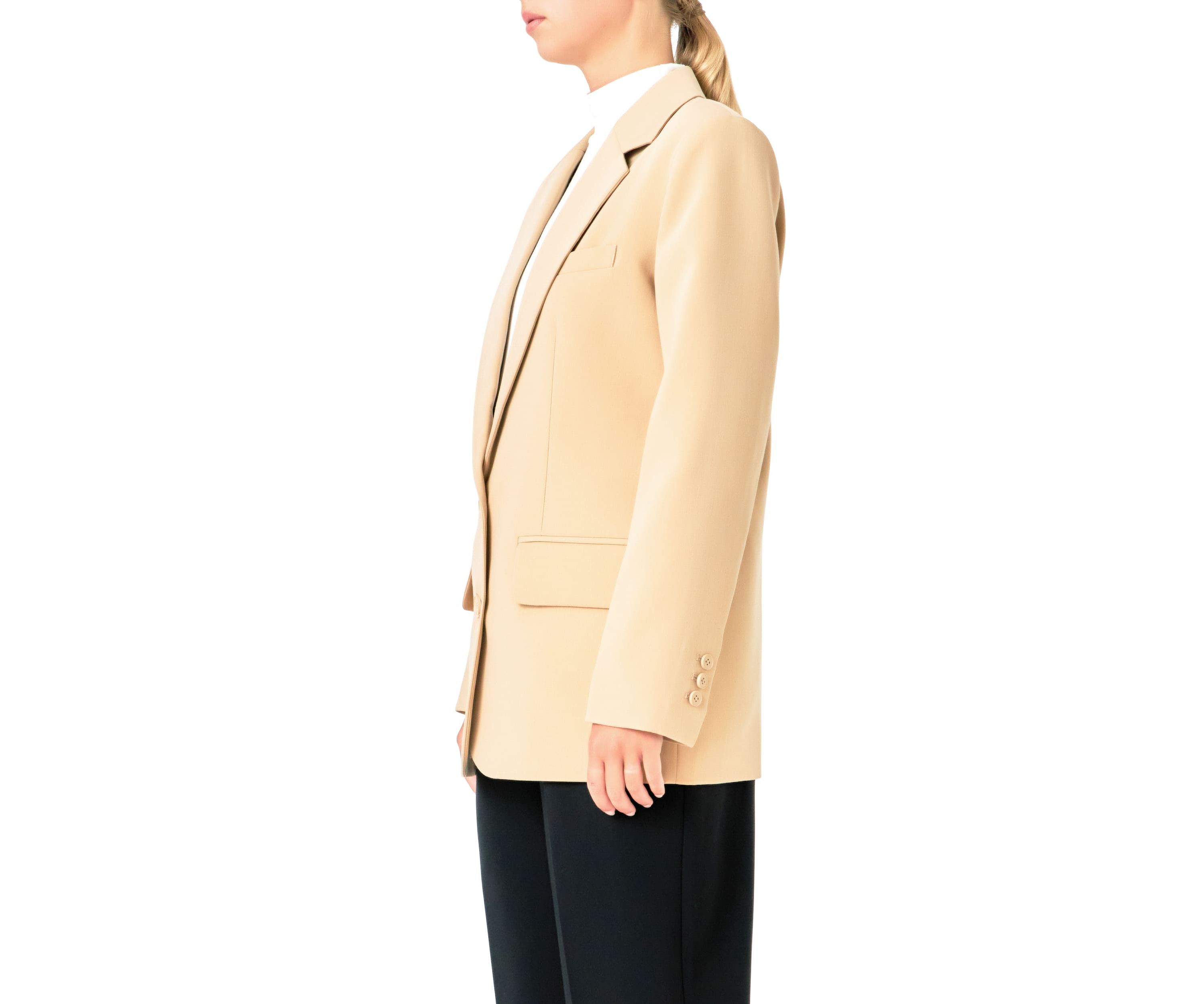 Single Breast 3 Piece Button Blazer