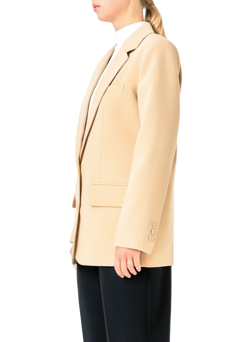 Single Breast 3 Piece Button Blazer
