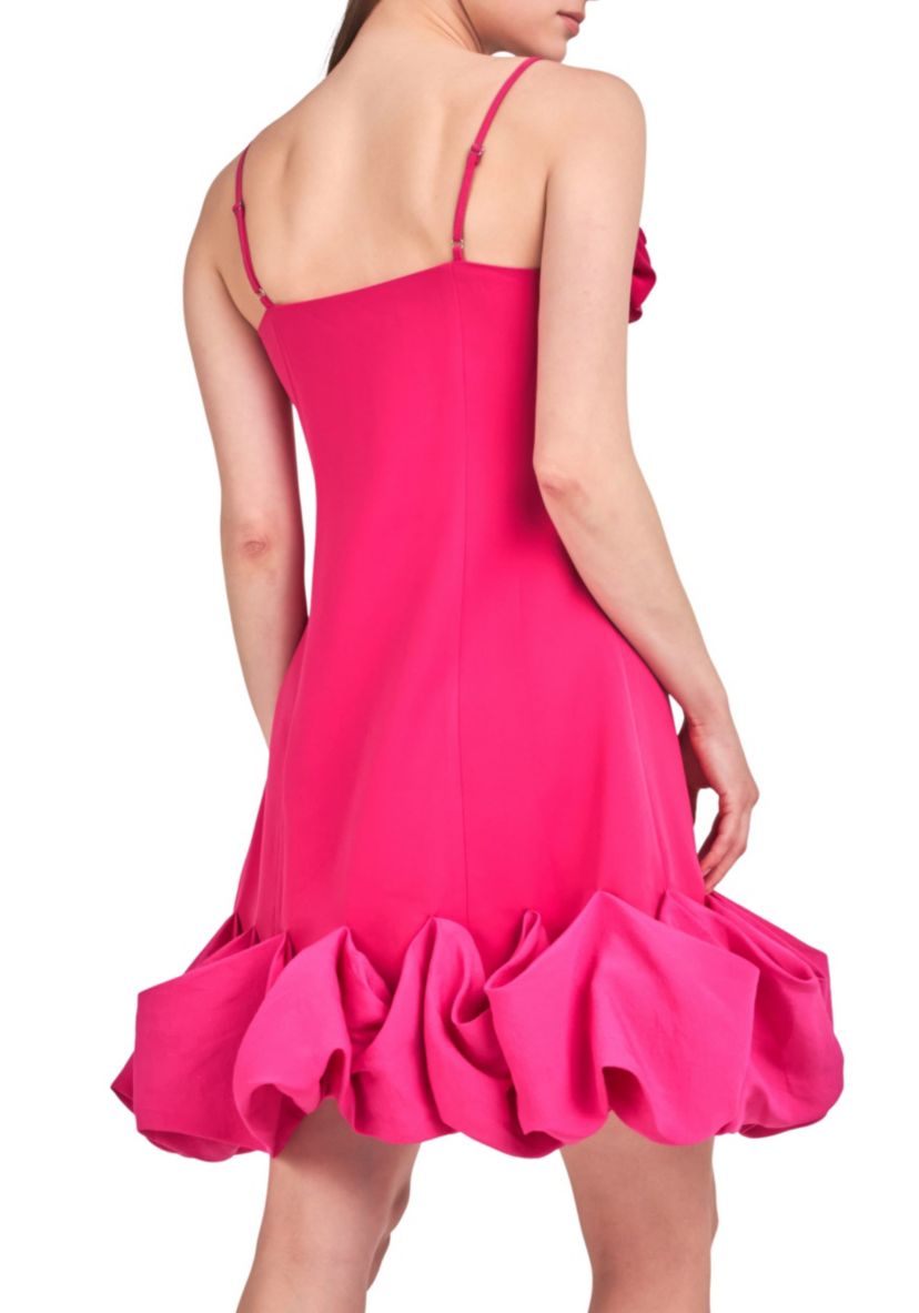 Rose Bubble Mini Dress