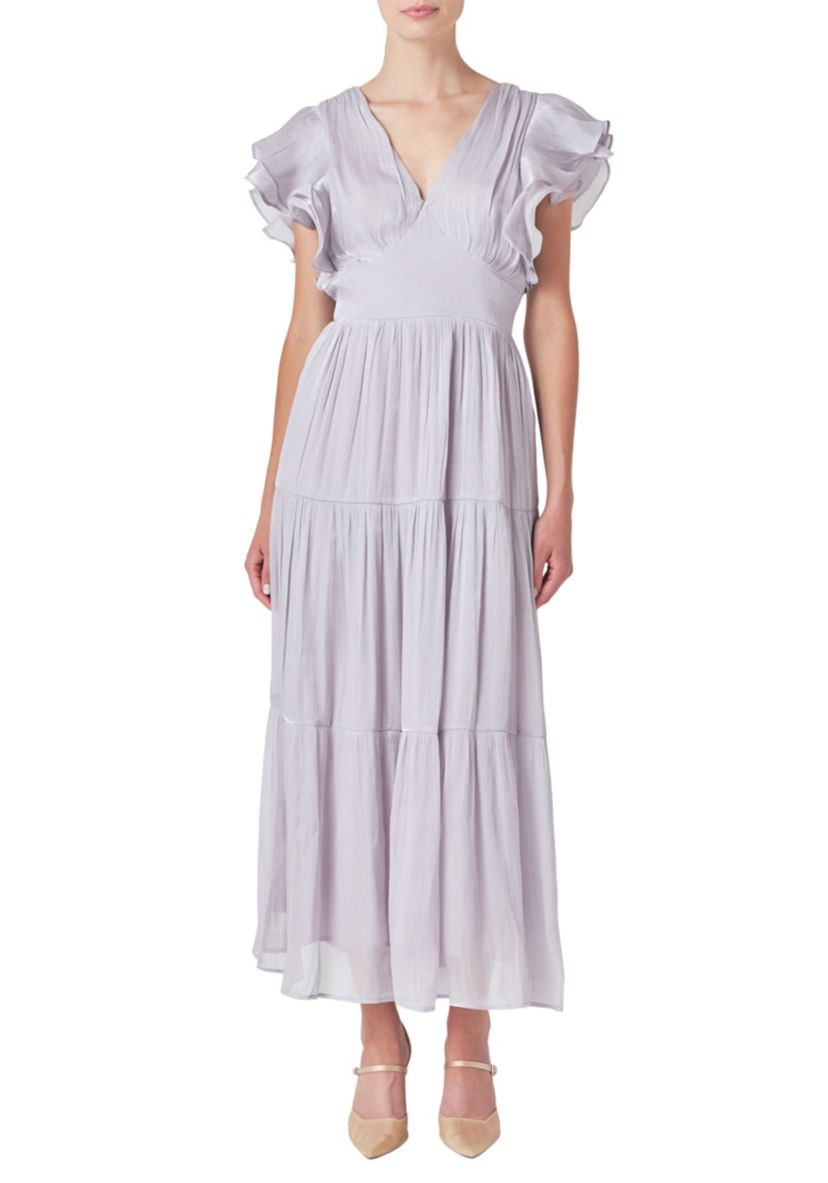 Open Back Maxi Dress