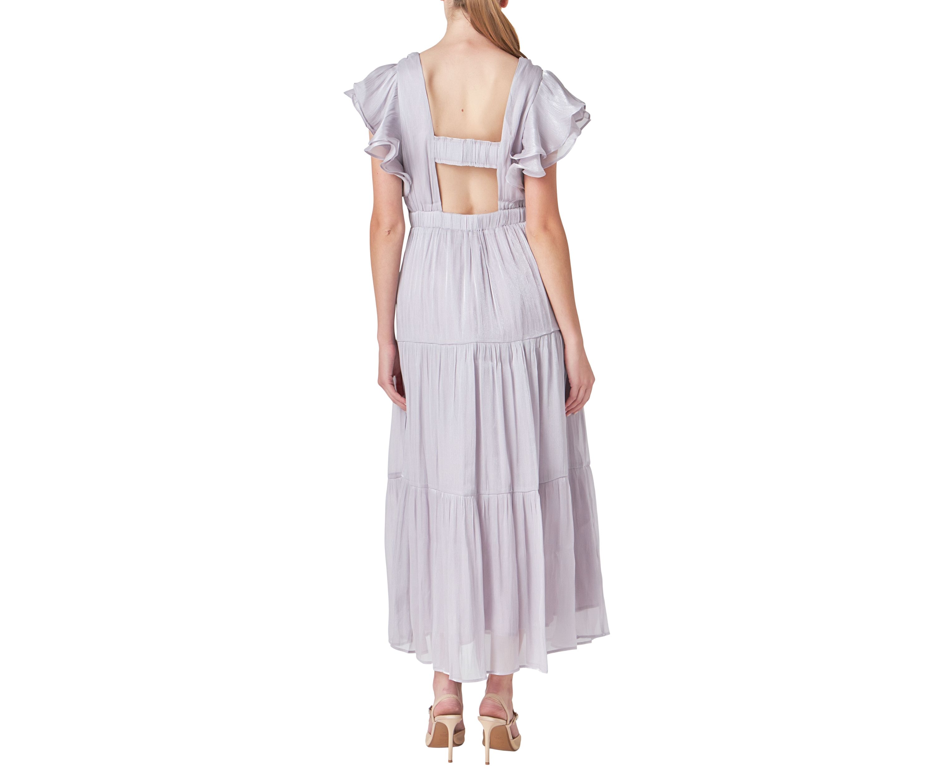 Open Back Maxi Dress