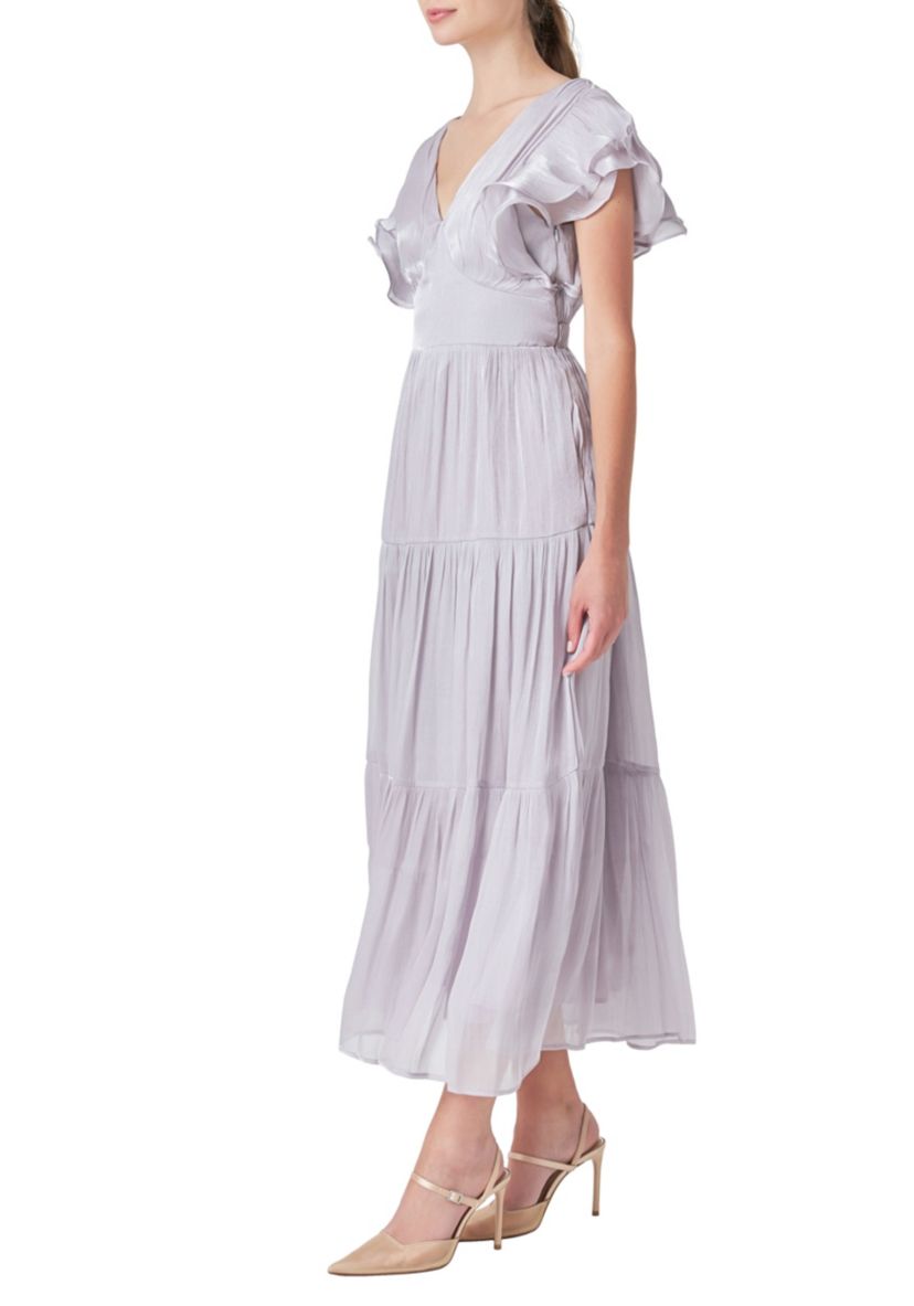 Open Back Maxi Dress