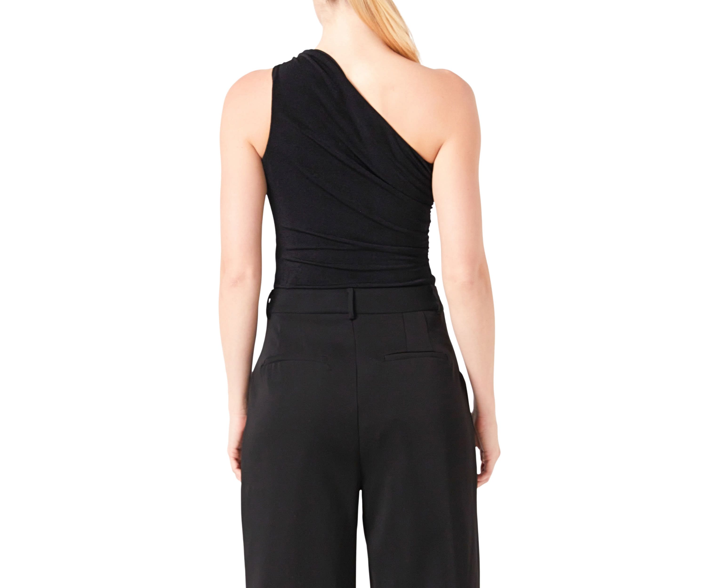 Rosette One Shoulder Bodysuit
