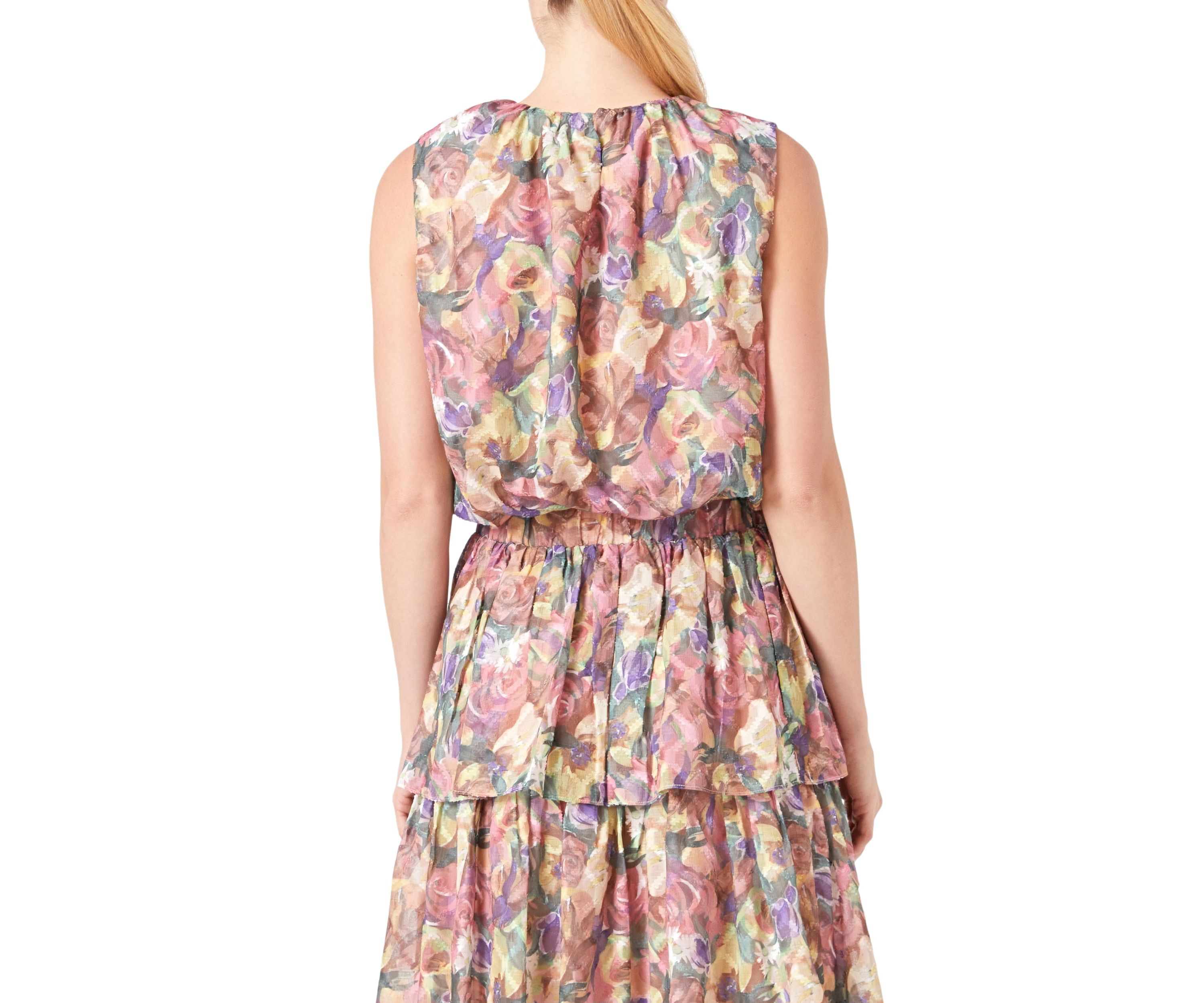 Sleeveless Blouson Top