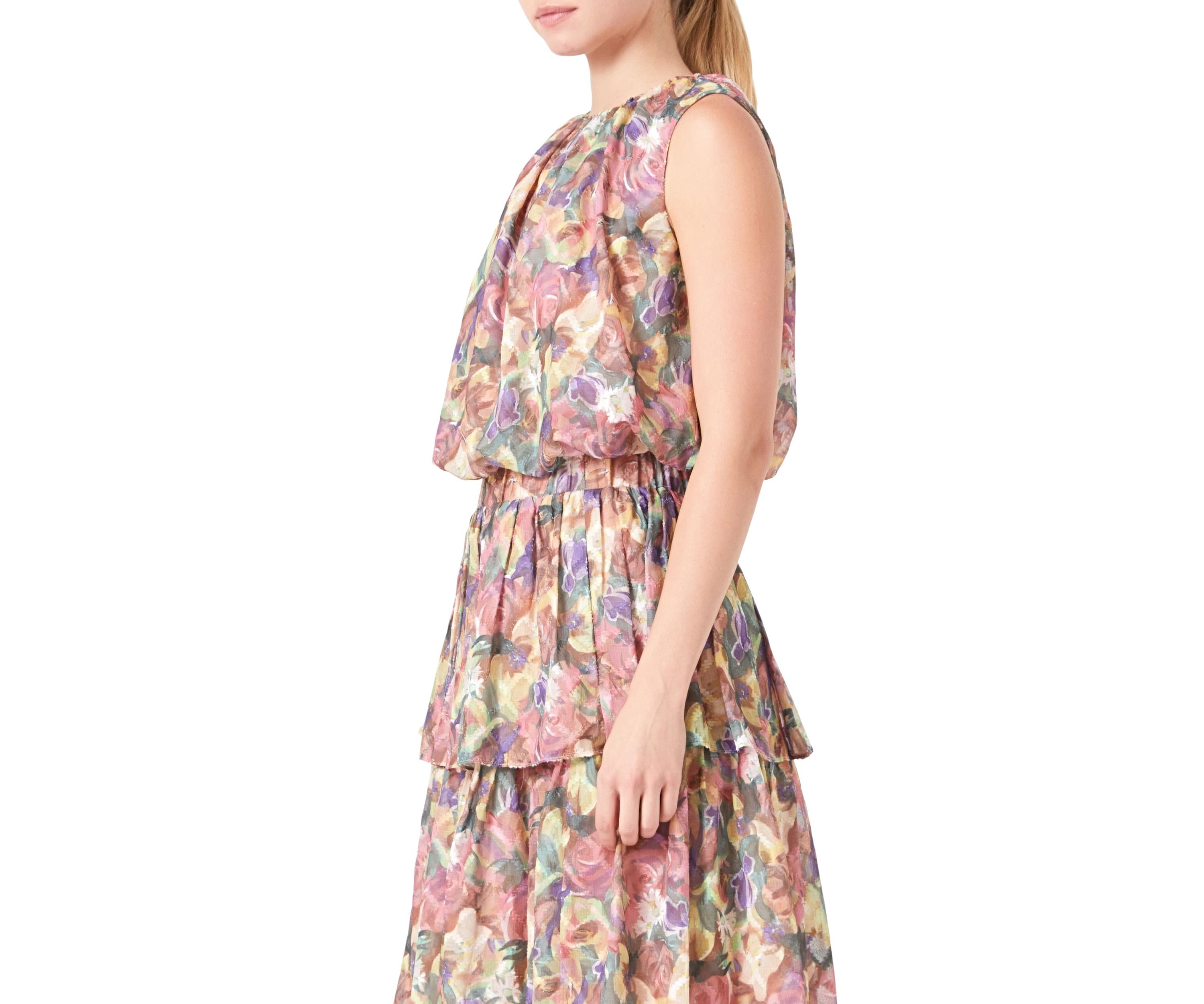 Sleeveless Blouson Top