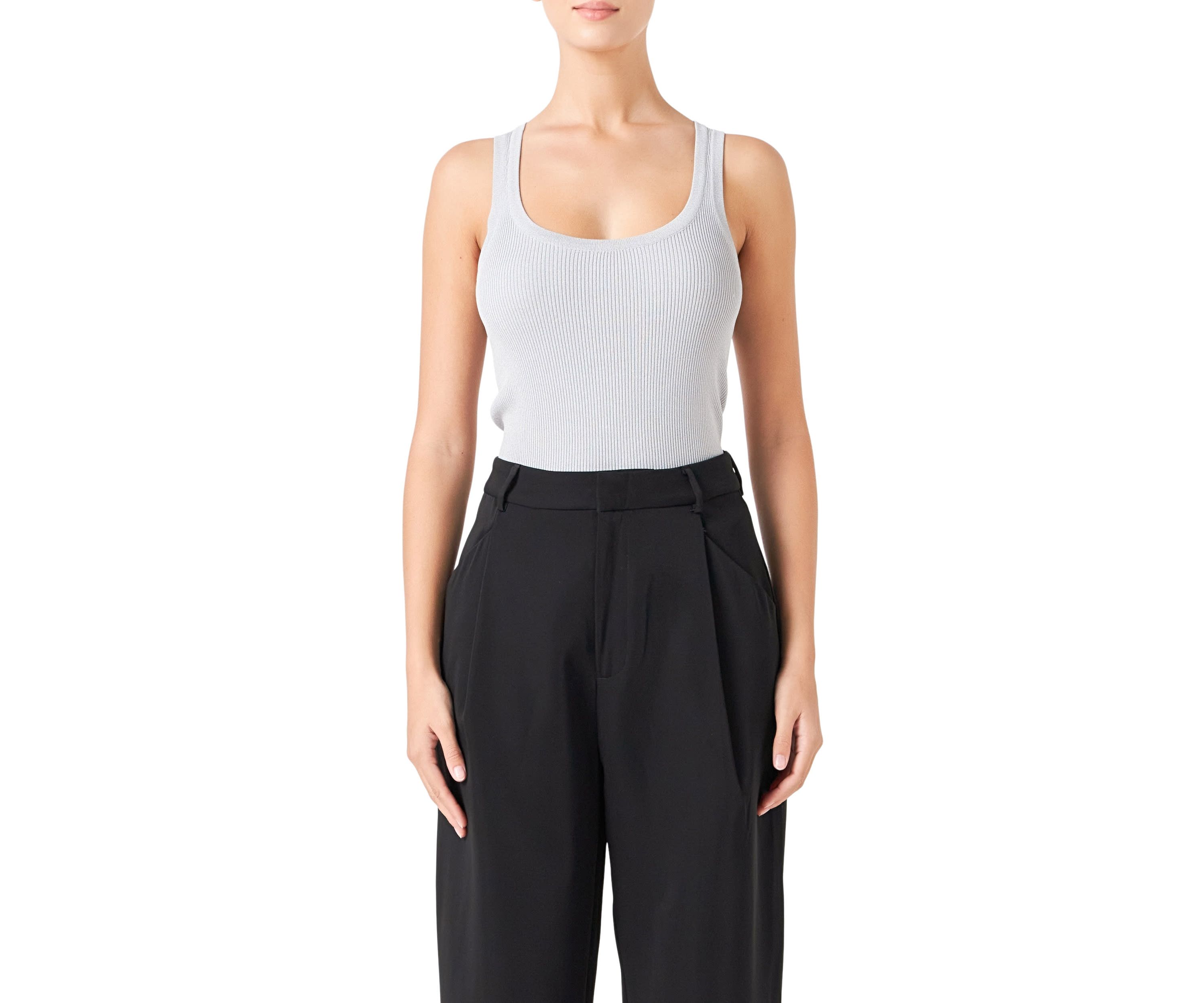 Basic Ribbed Tank Top