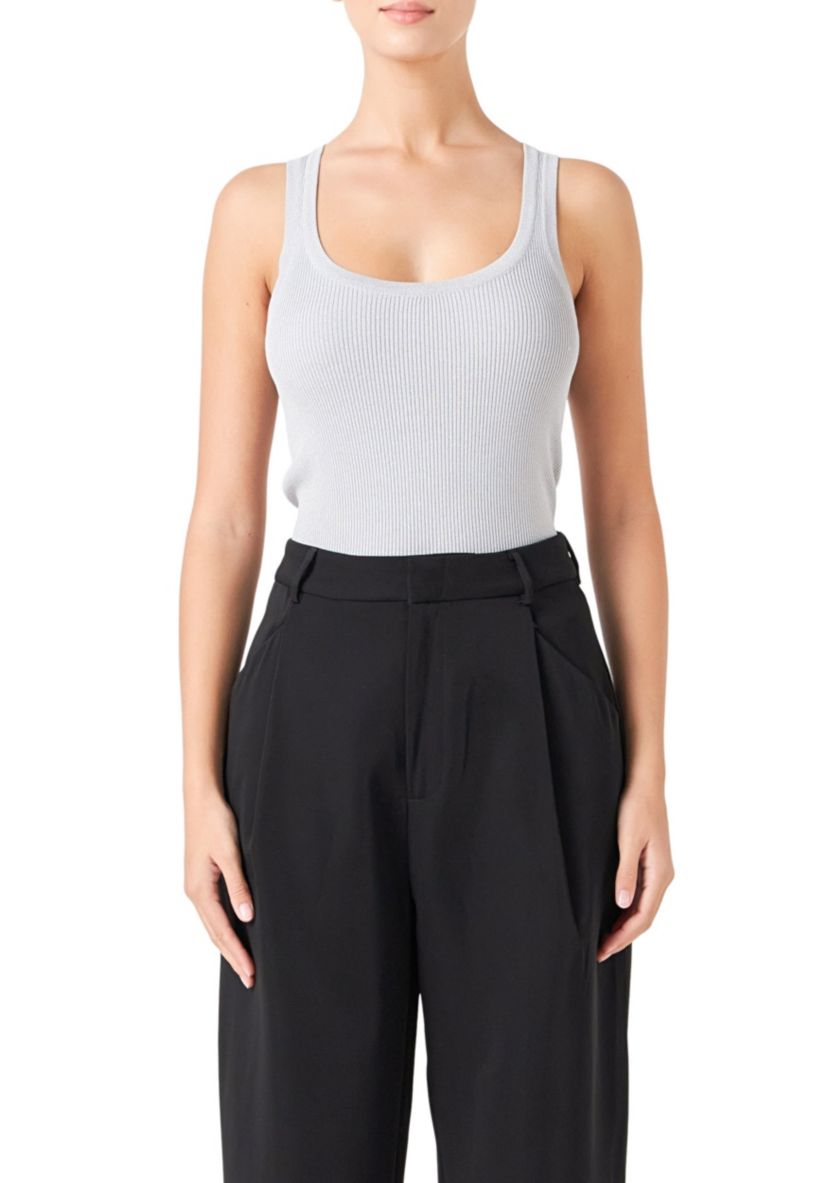 Basic Ribbed Tank Top