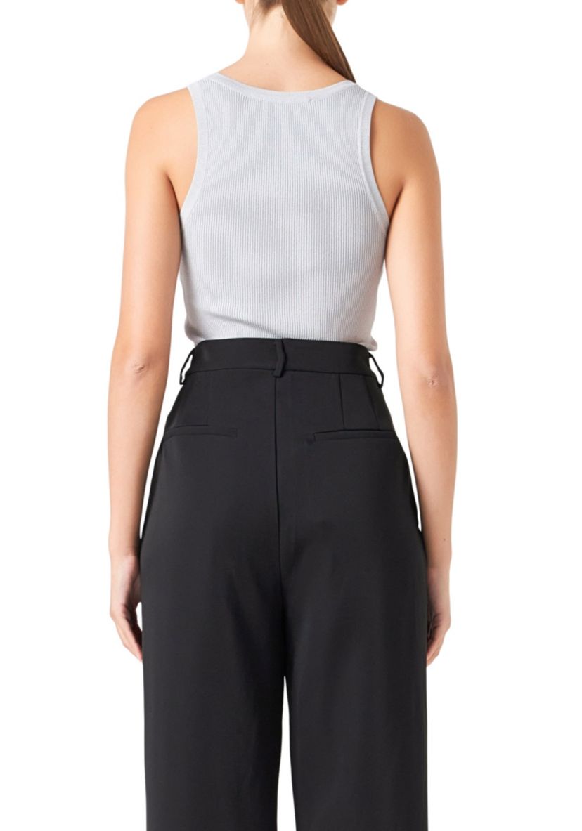 Basic Ribbed Tank Top