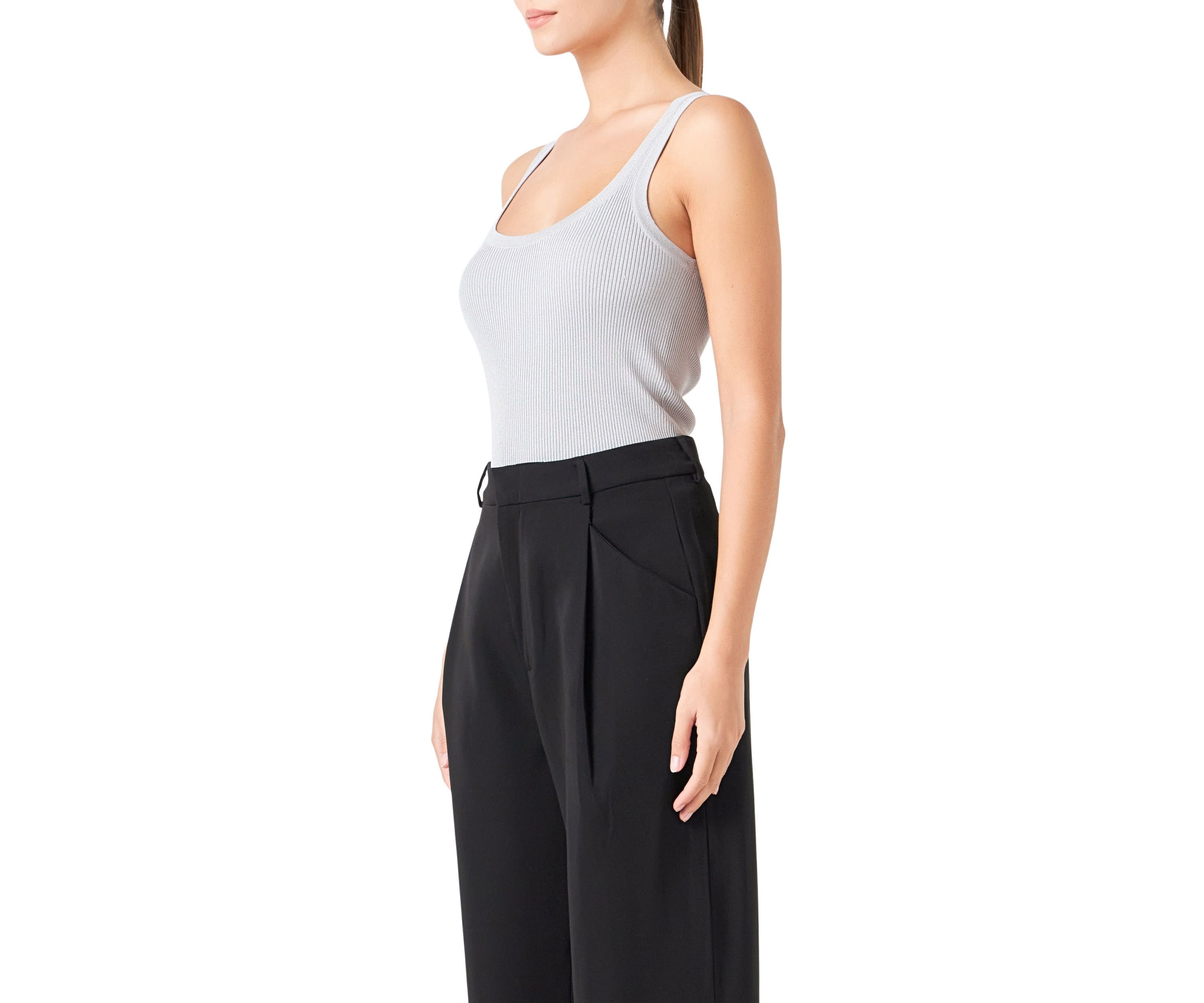 Basic Ribbed Tank Top