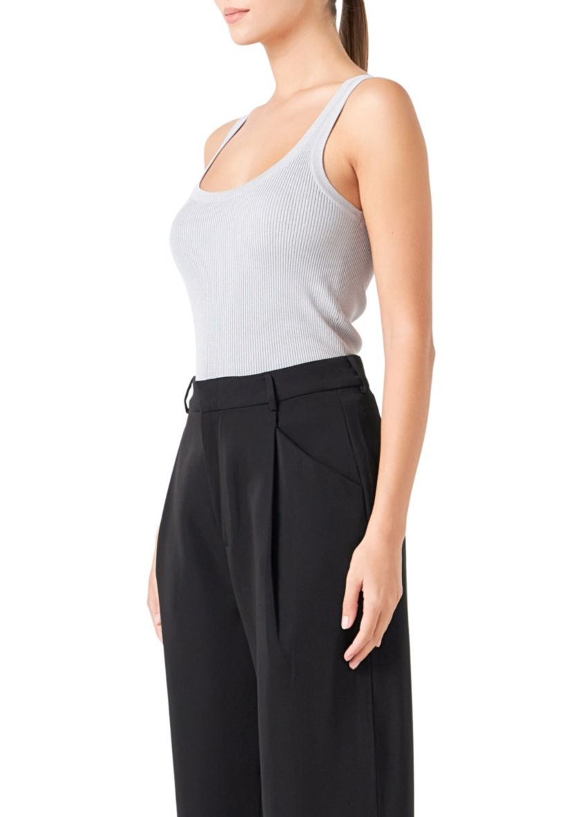 Basic Ribbed Tank Top