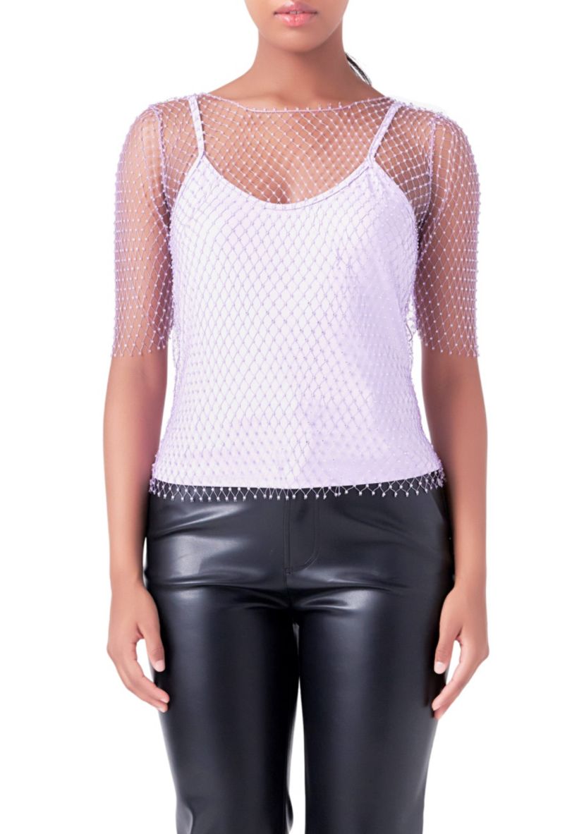 Embellishment Short Sleeve Top