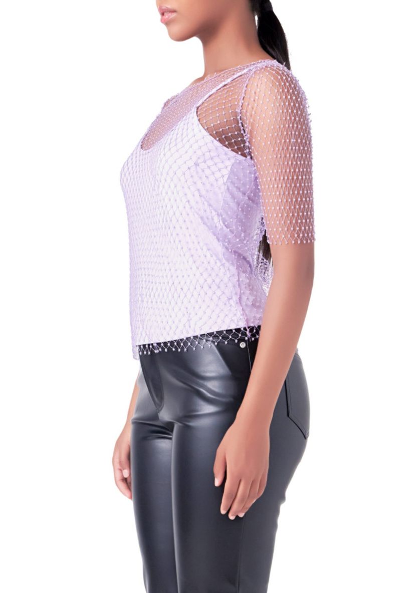 Embellishment Short Sleeve Top