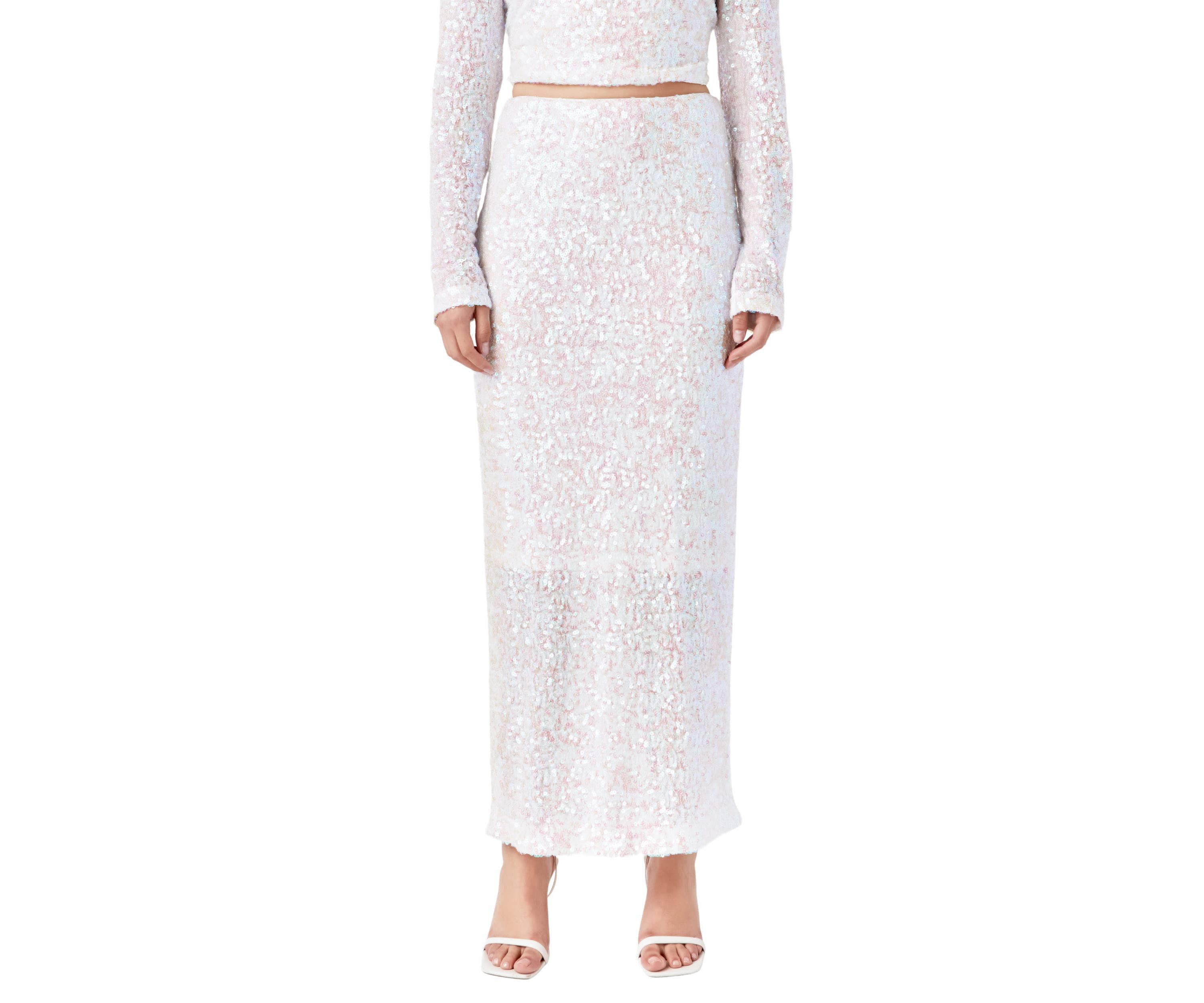 Sequins Maxi Skirt