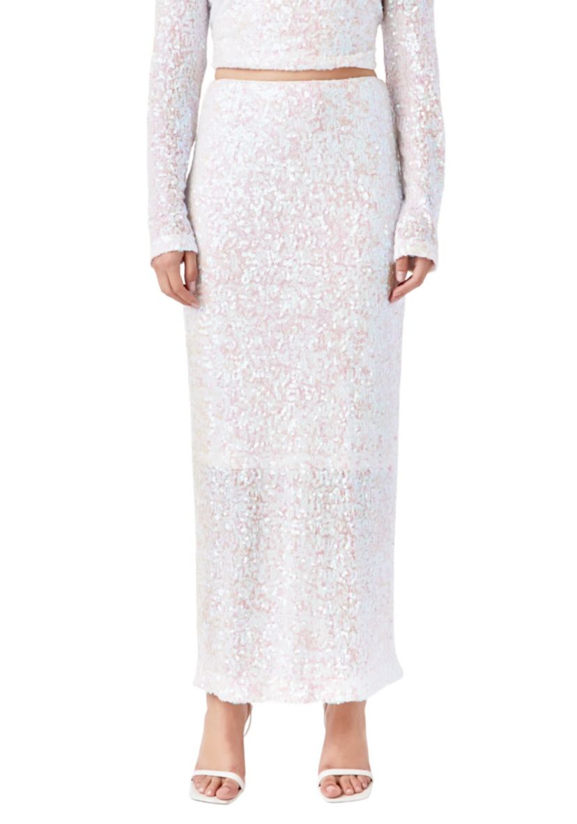 Sequins Maxi Skirt