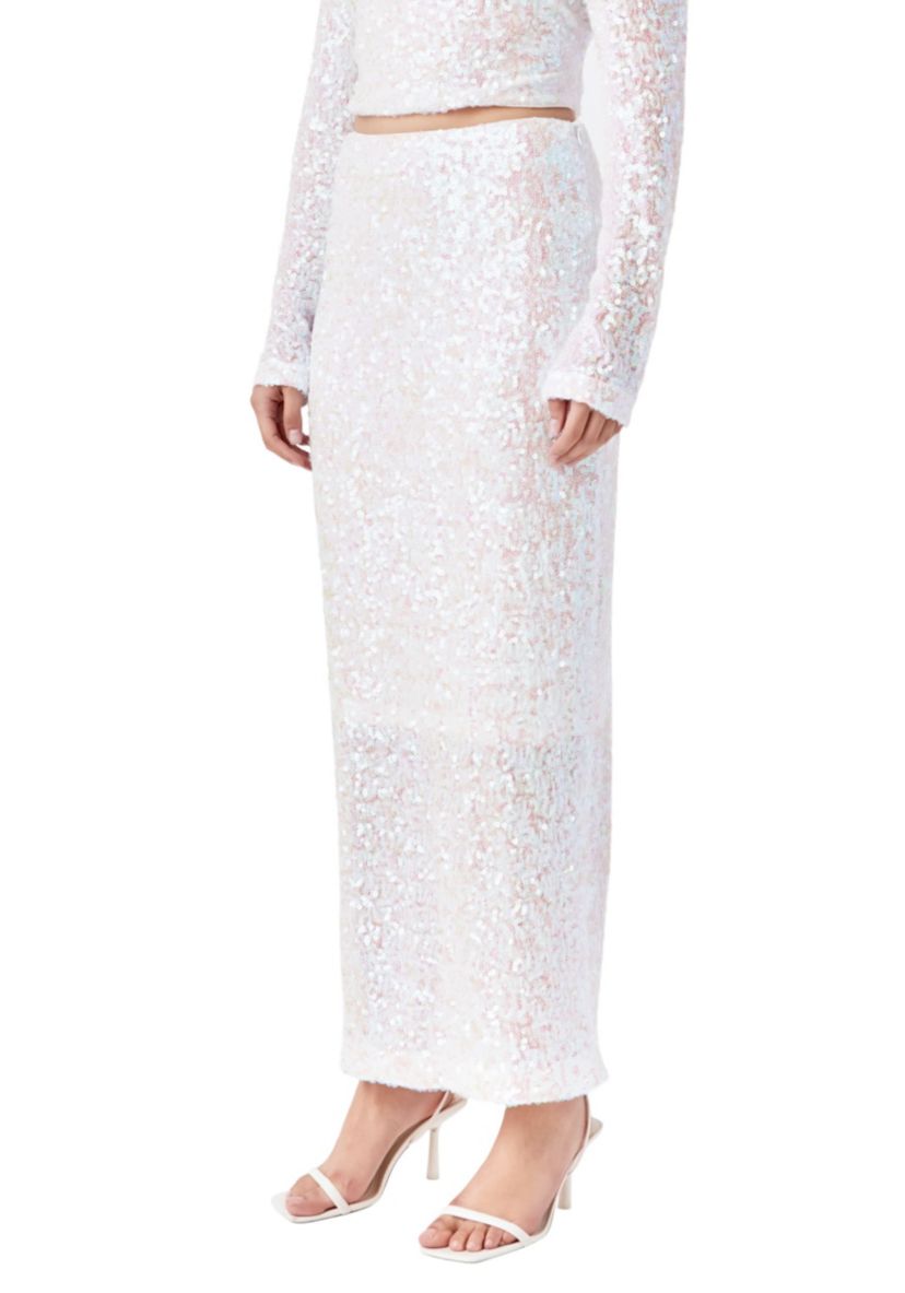 Sequins Maxi Skirt