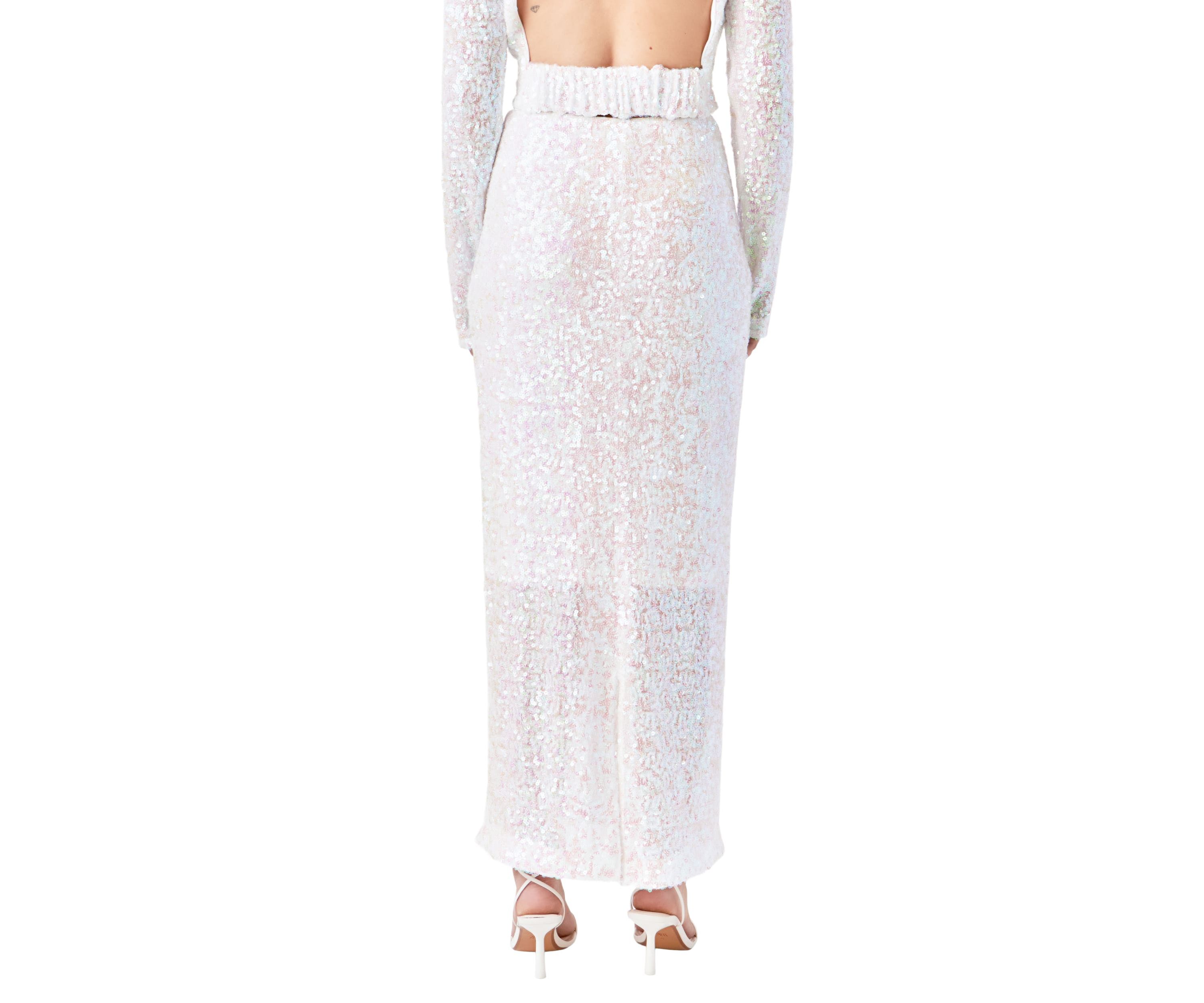 Sequins Maxi Skirt