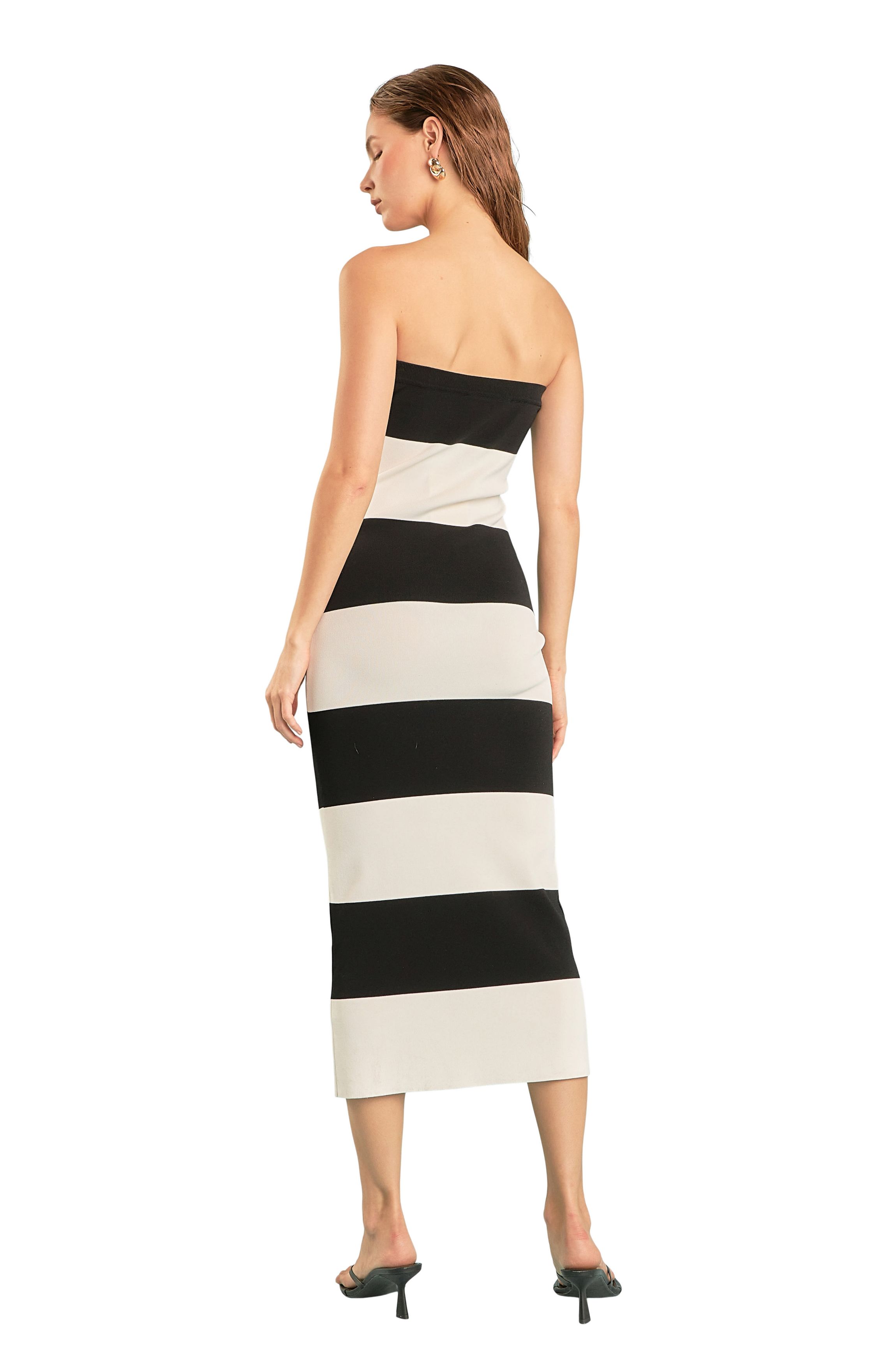 Endless Rose Stripe Tube Midi Dress | Belk