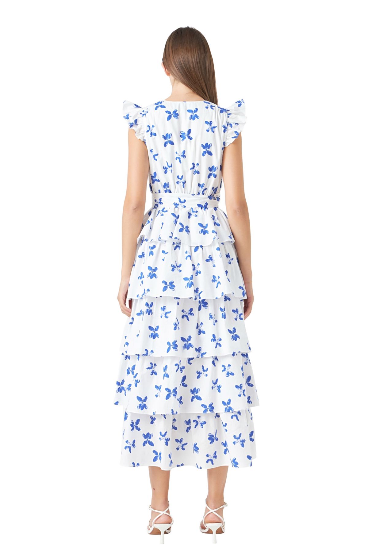 Floral Layered Long Dress