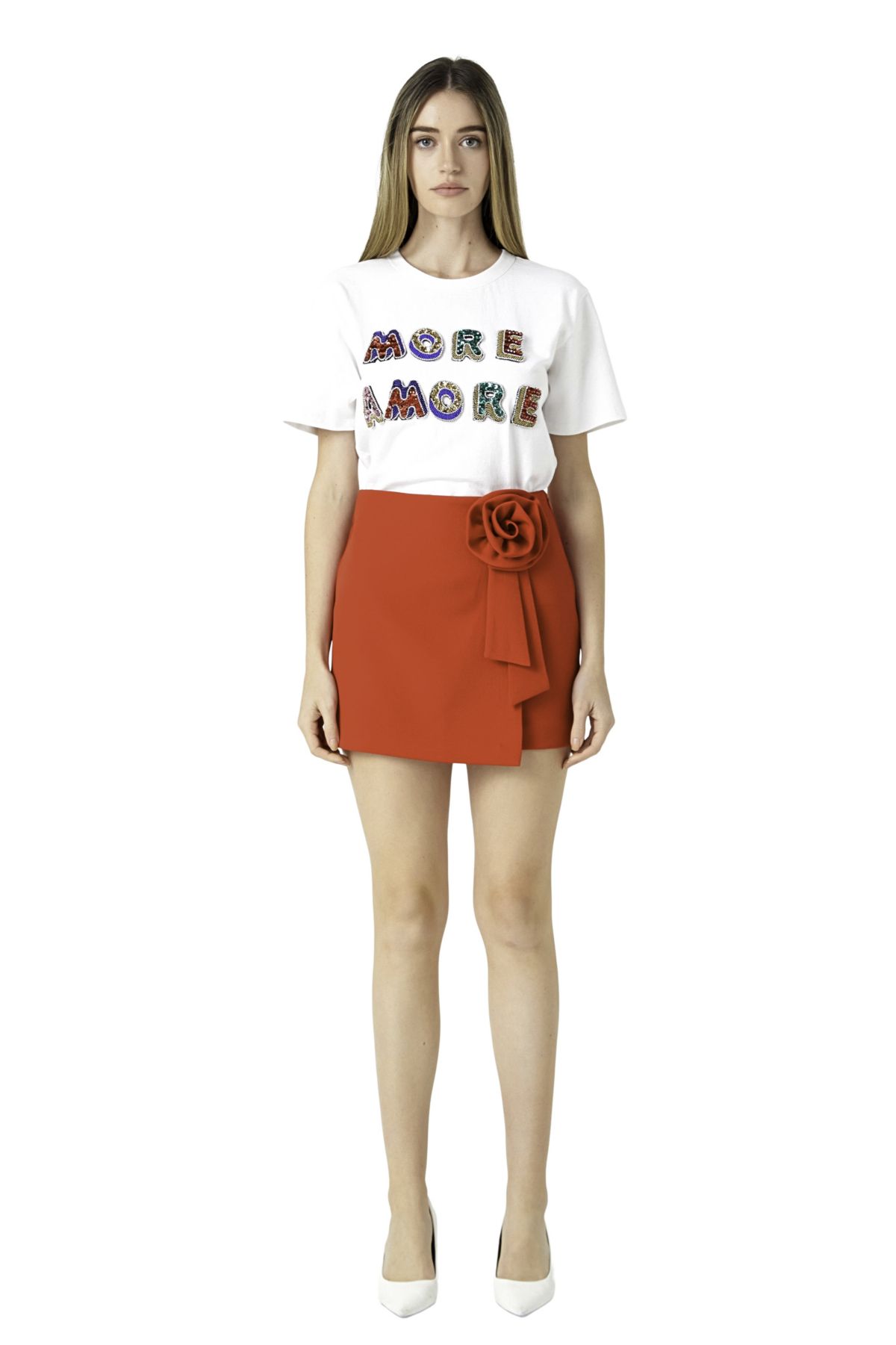More Amore Embellished Sweatshirt