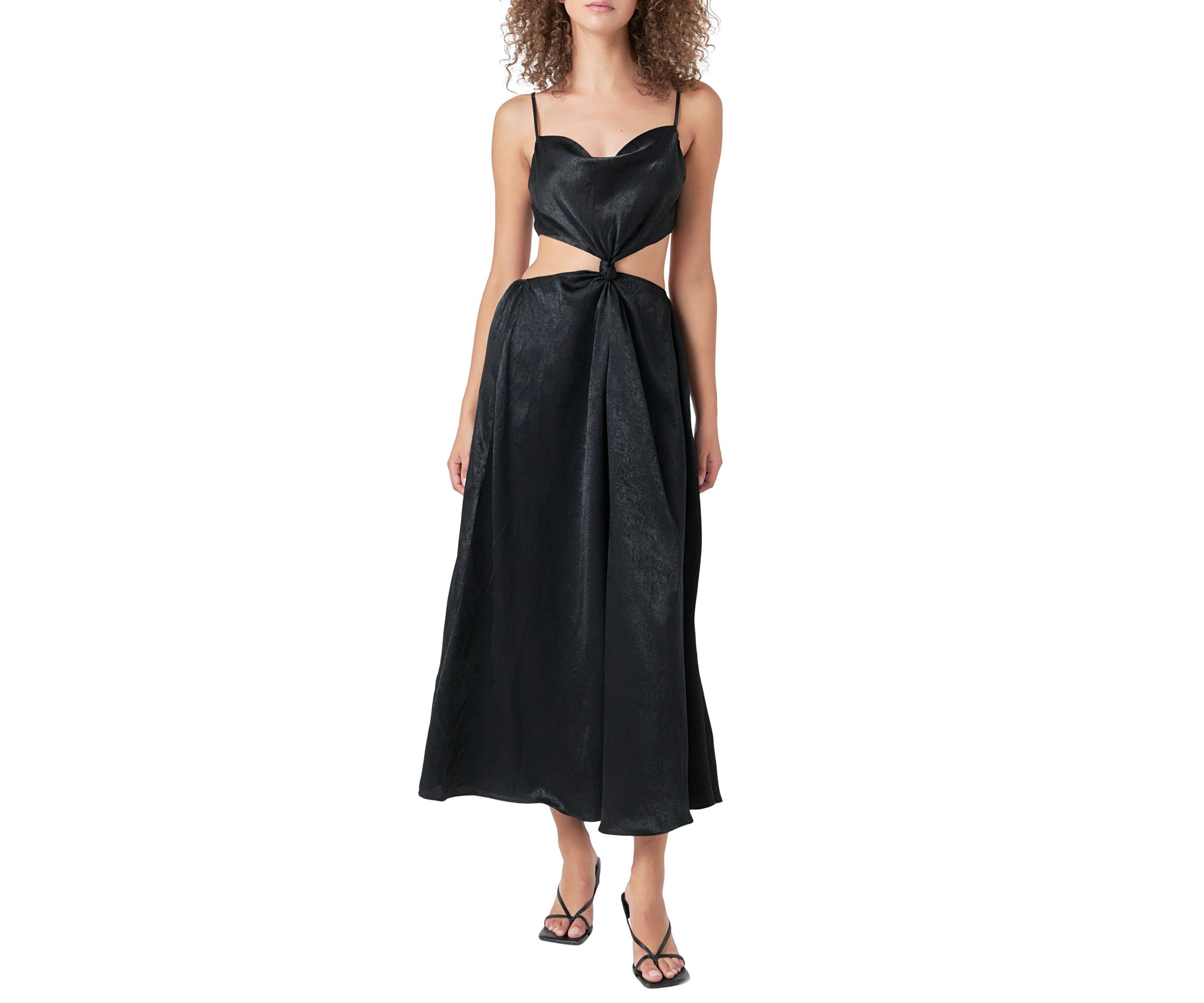 Front Twist Maxi Dress