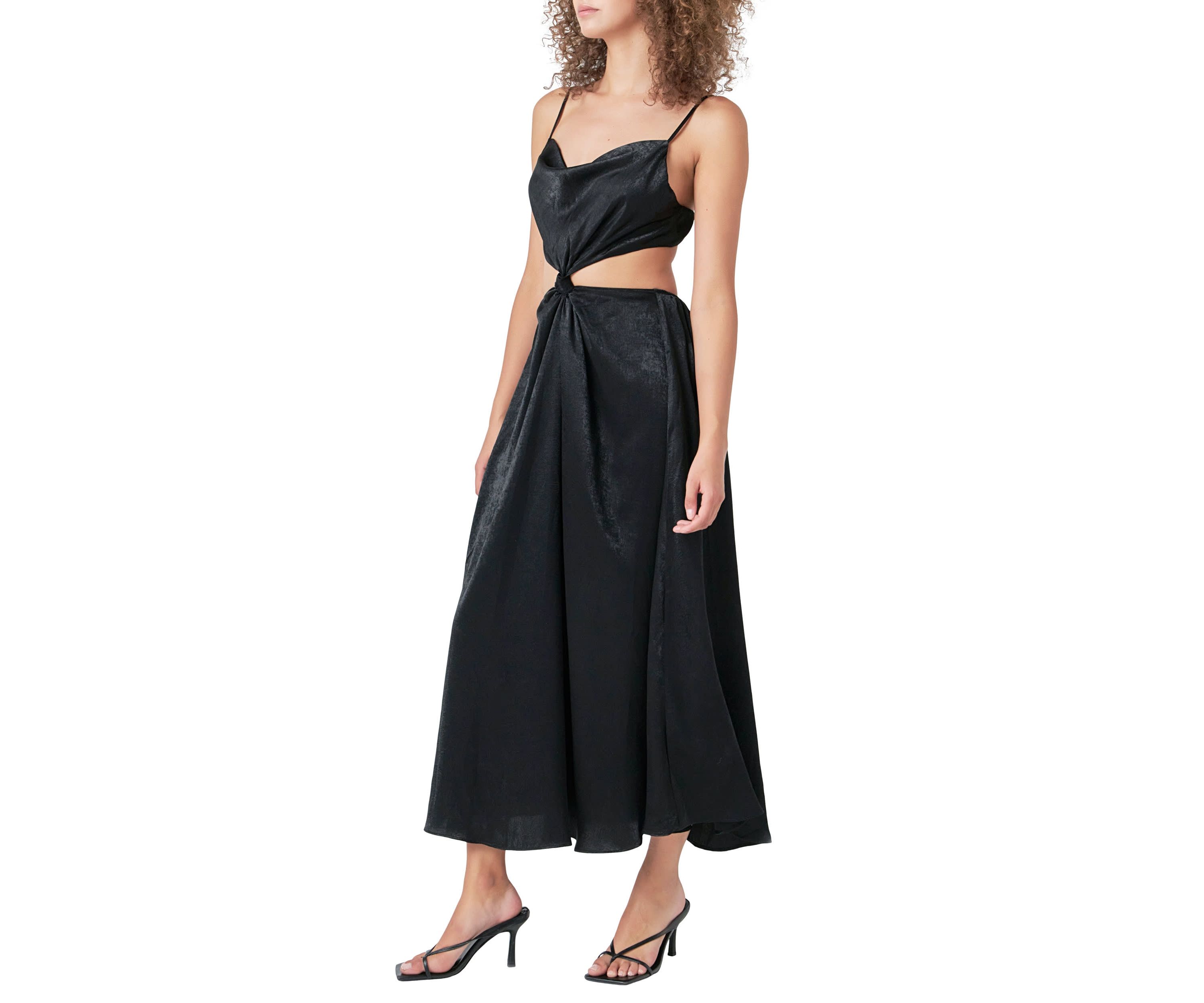 Front Twist Maxi Dress