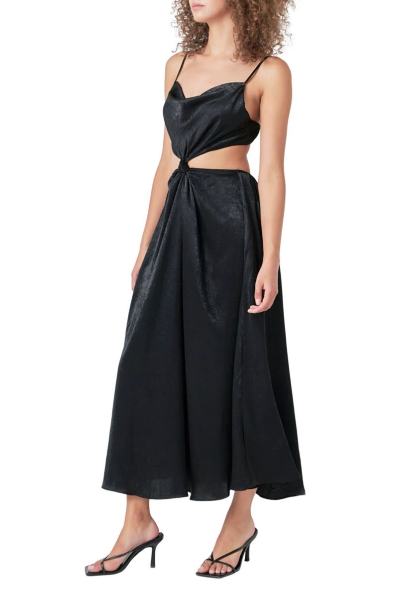 Front Twist Maxi Dress
